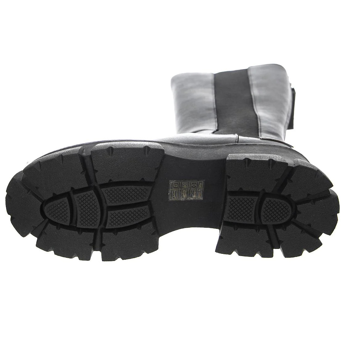 TRANSCEND BLACK LEATHER - Women's Black Boot STEVE MADDEN - Image 5