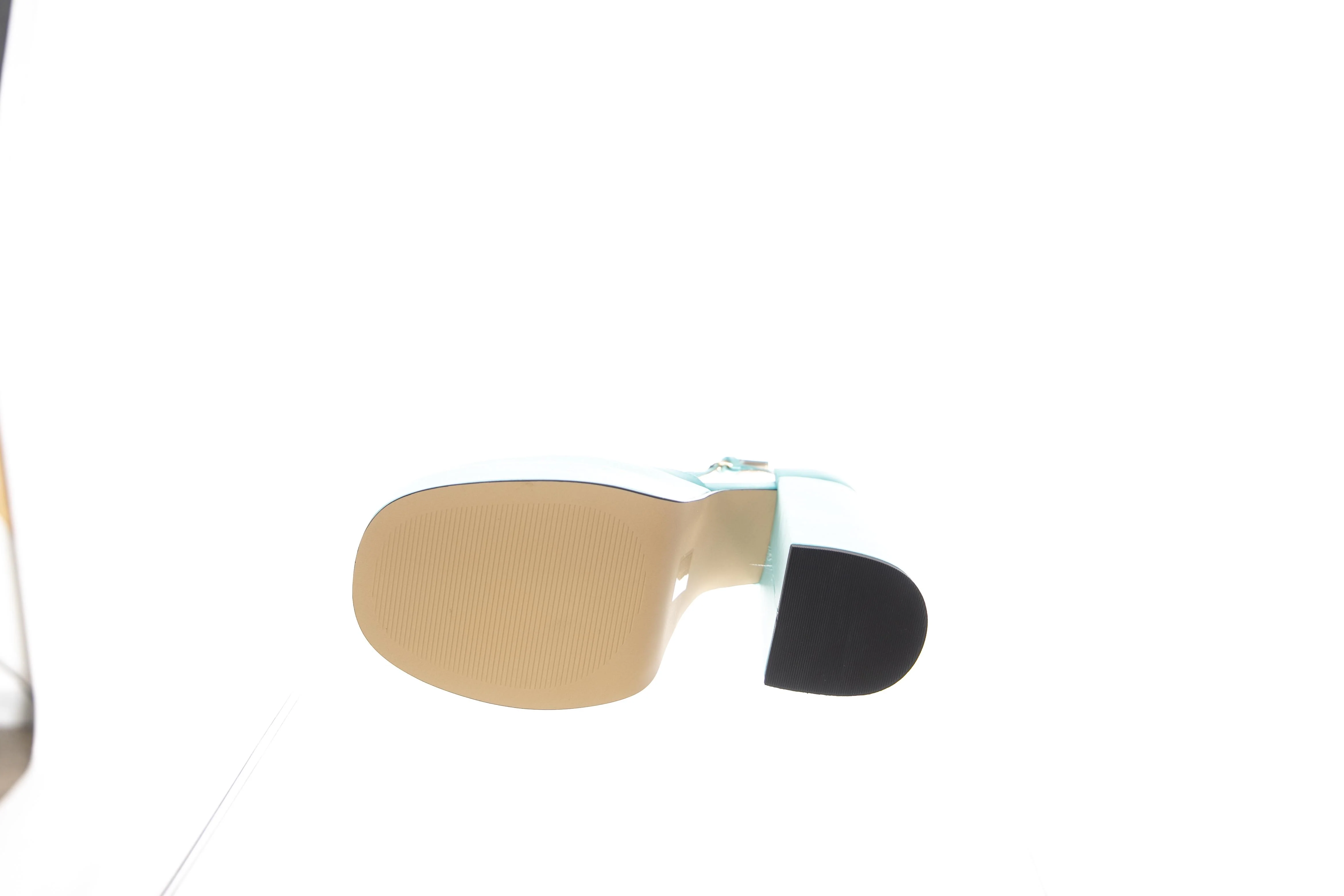 W' Charlize Blue Satin Sandals - Image 5
