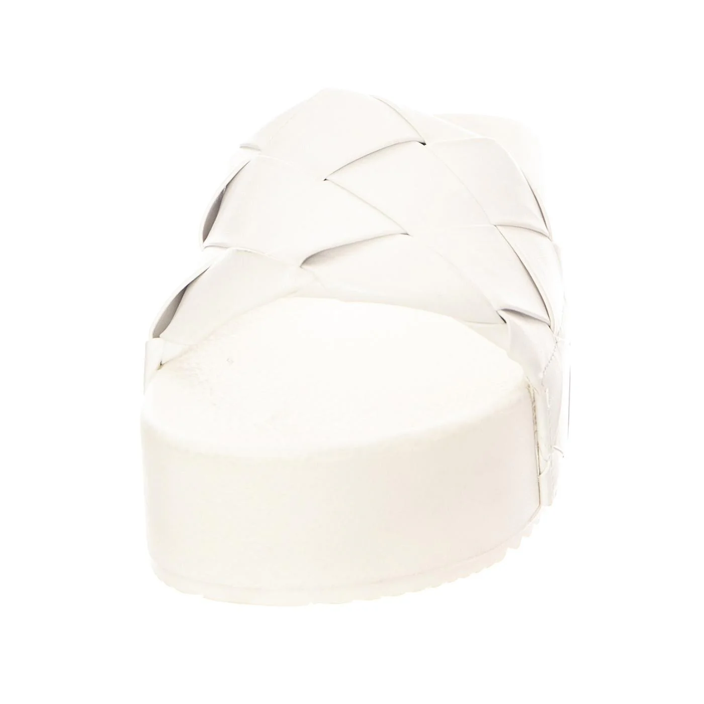 W' Co Star White Sandals - Image 3