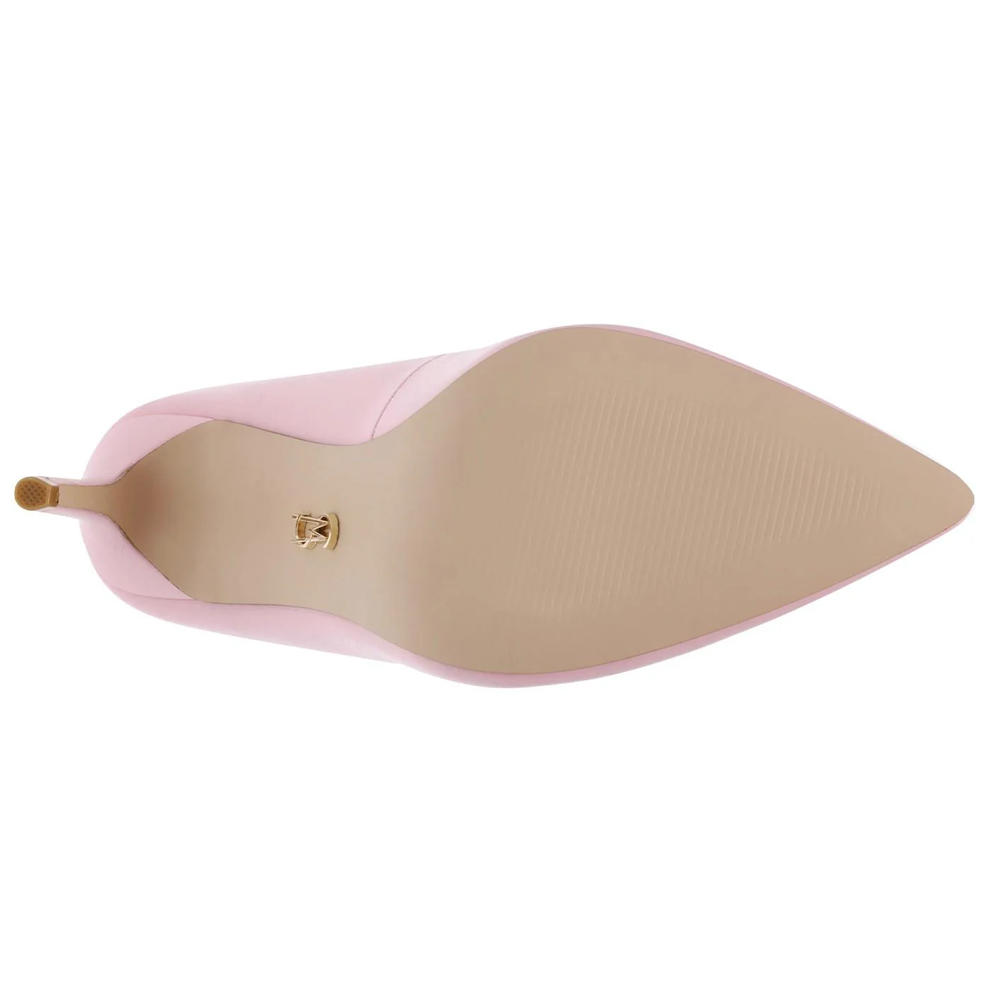 W' Ladybug Pink Leather Recycled Pumps - Image 7