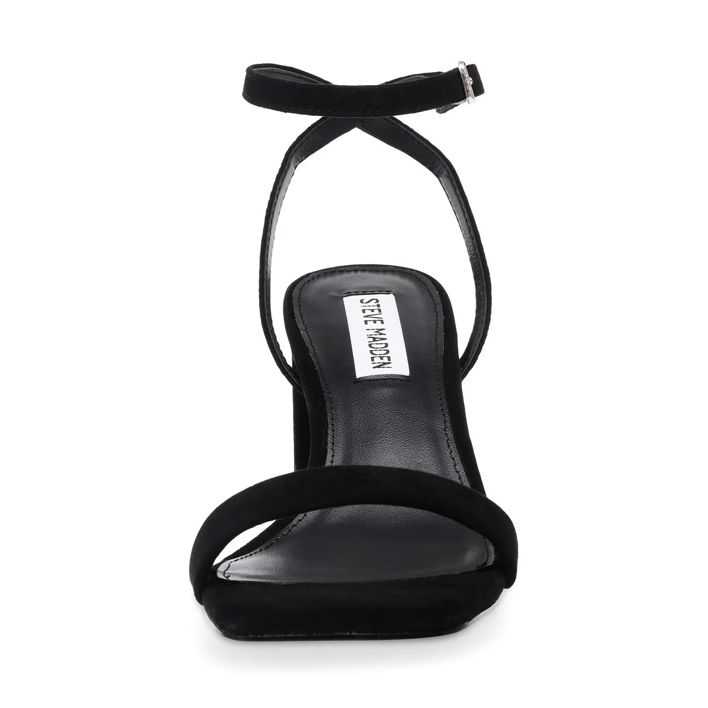 W' Luxe Black Suede Sandals - Image 3