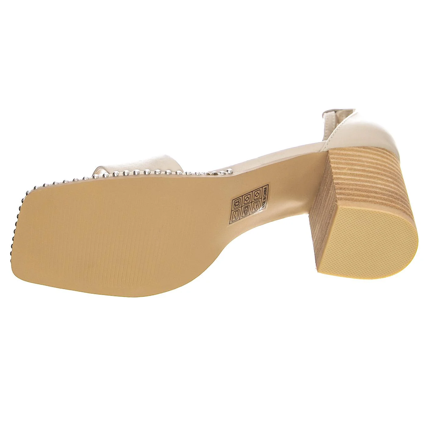 Womens Aviation Bone Leath Sandals - Image 5