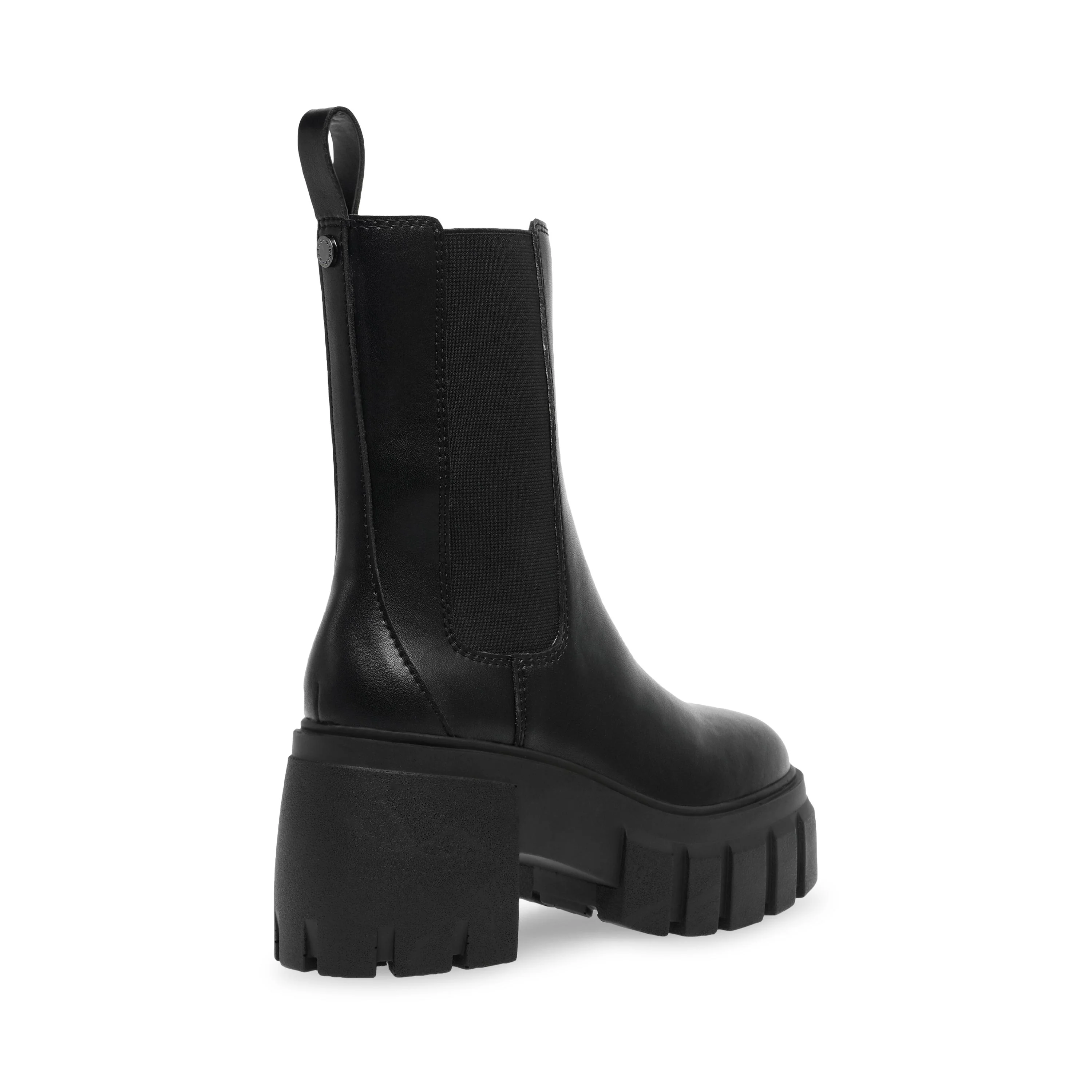 Womens Ballistic Black Leat Ankle Boots - Image 6