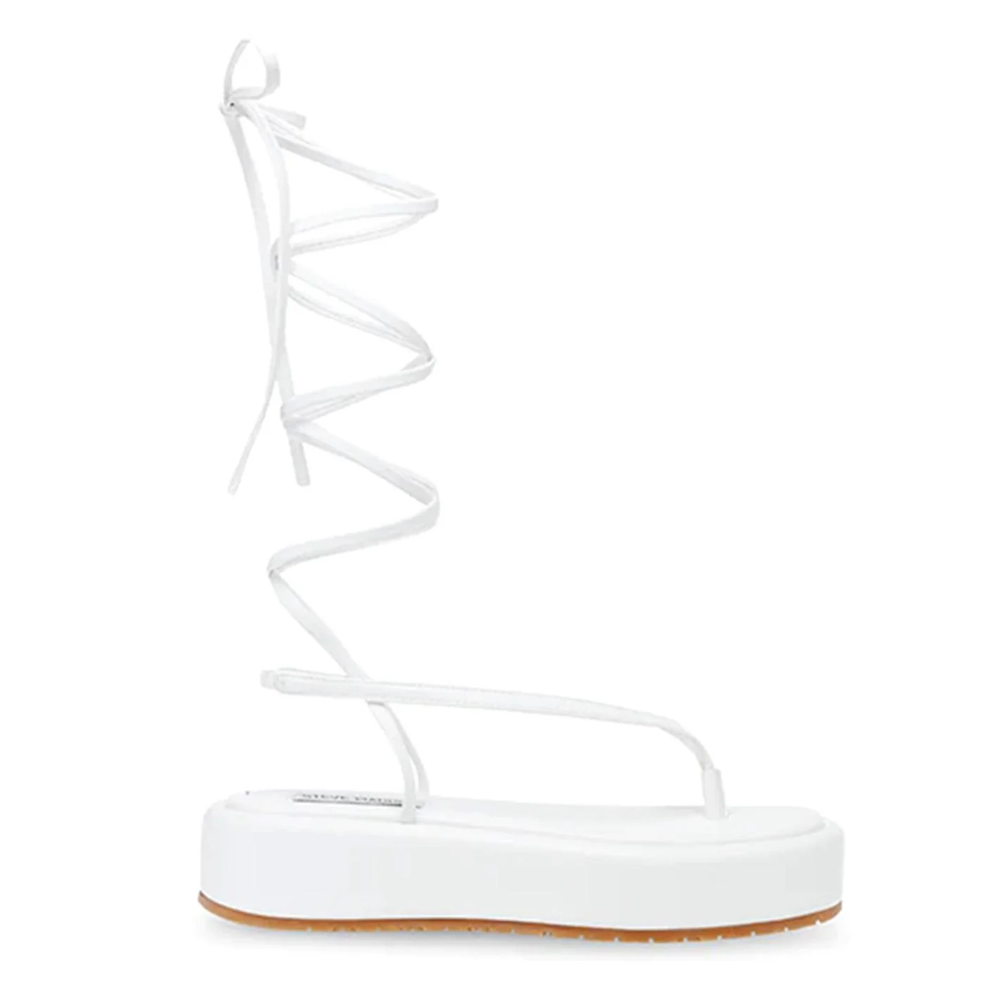 Womens Banzai White Sandals - Image 2