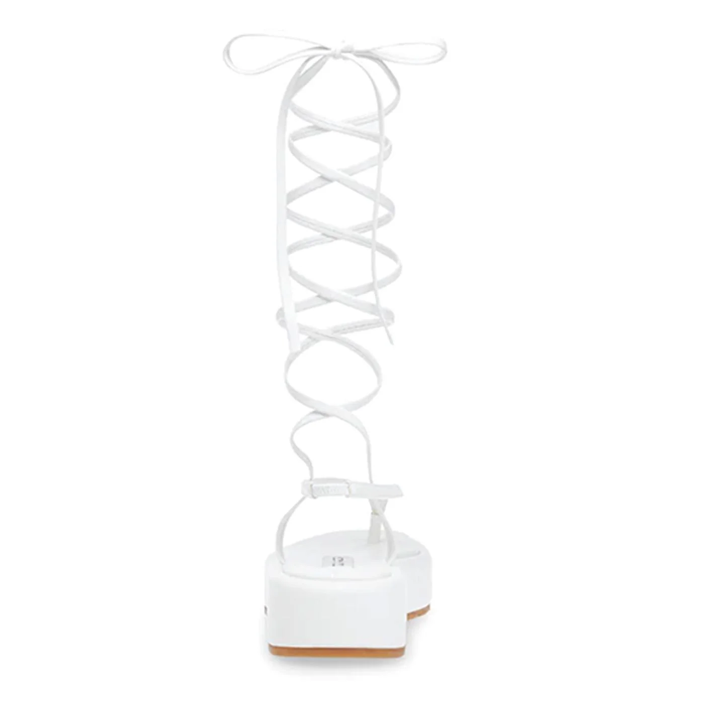 Womens Banzai White Sandals - Image 4