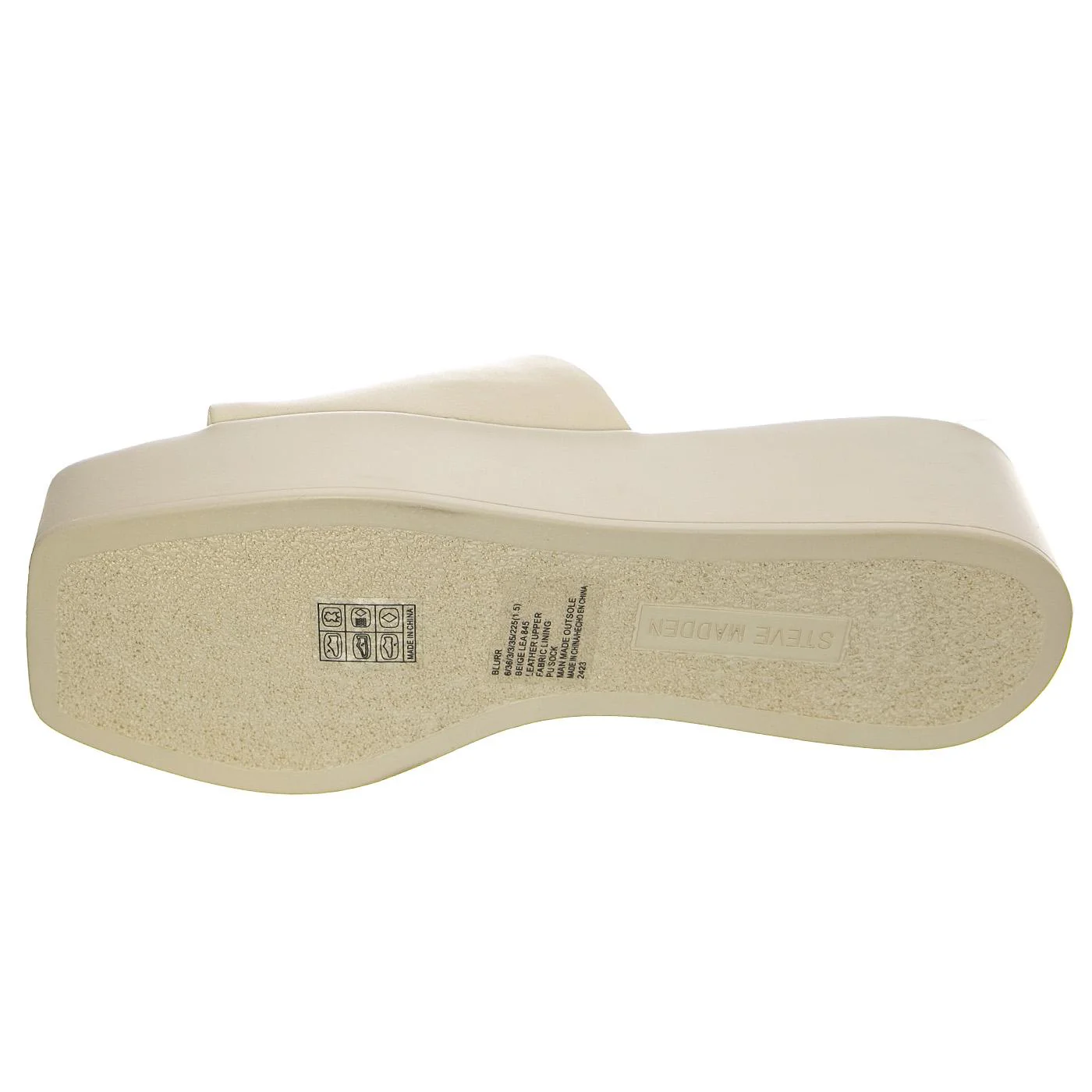 Womens Blurr Beige Fab Sandals - Image 5