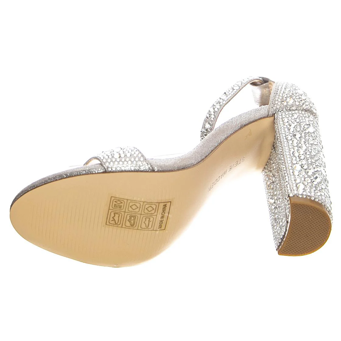 Womens Carrson-G Silver Sandals - Image 5