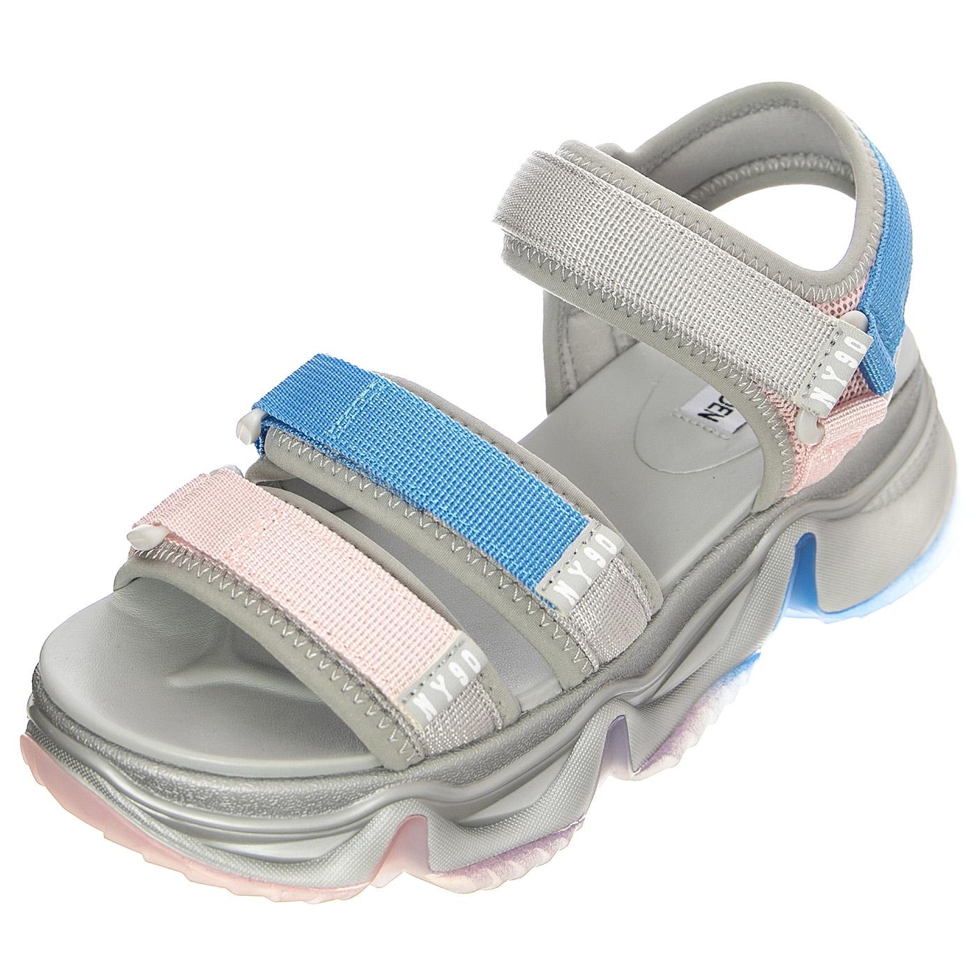 Womens Chakra Blue / Grey Sandals