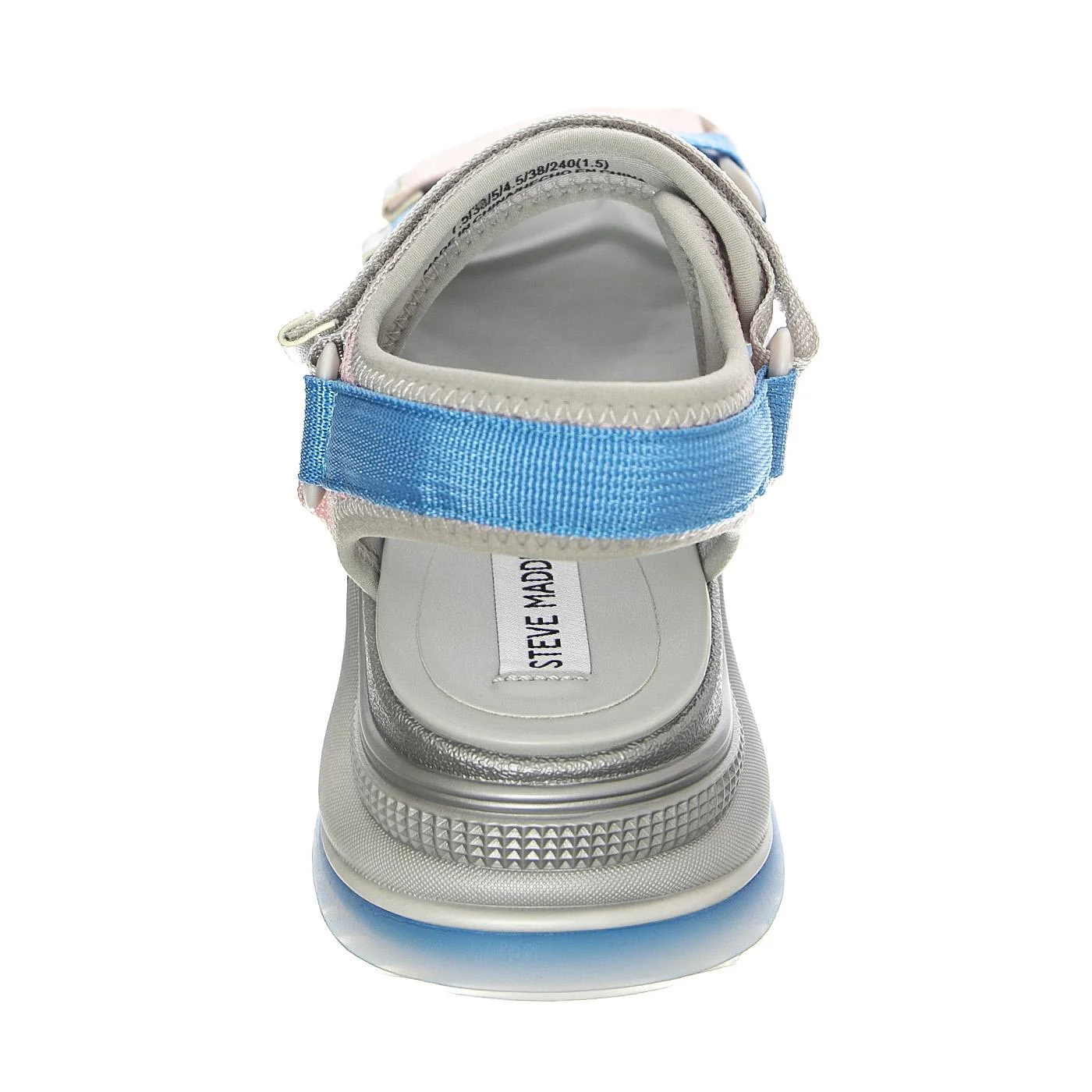 Womens Chakra Blue / Grey Sandals - Image 4