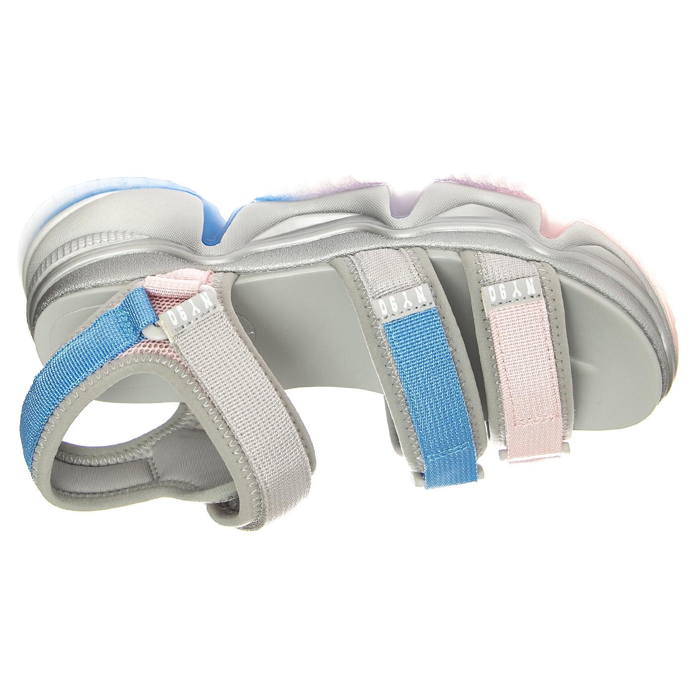 Womens Chakra Blue / Grey Sandals - Image 6