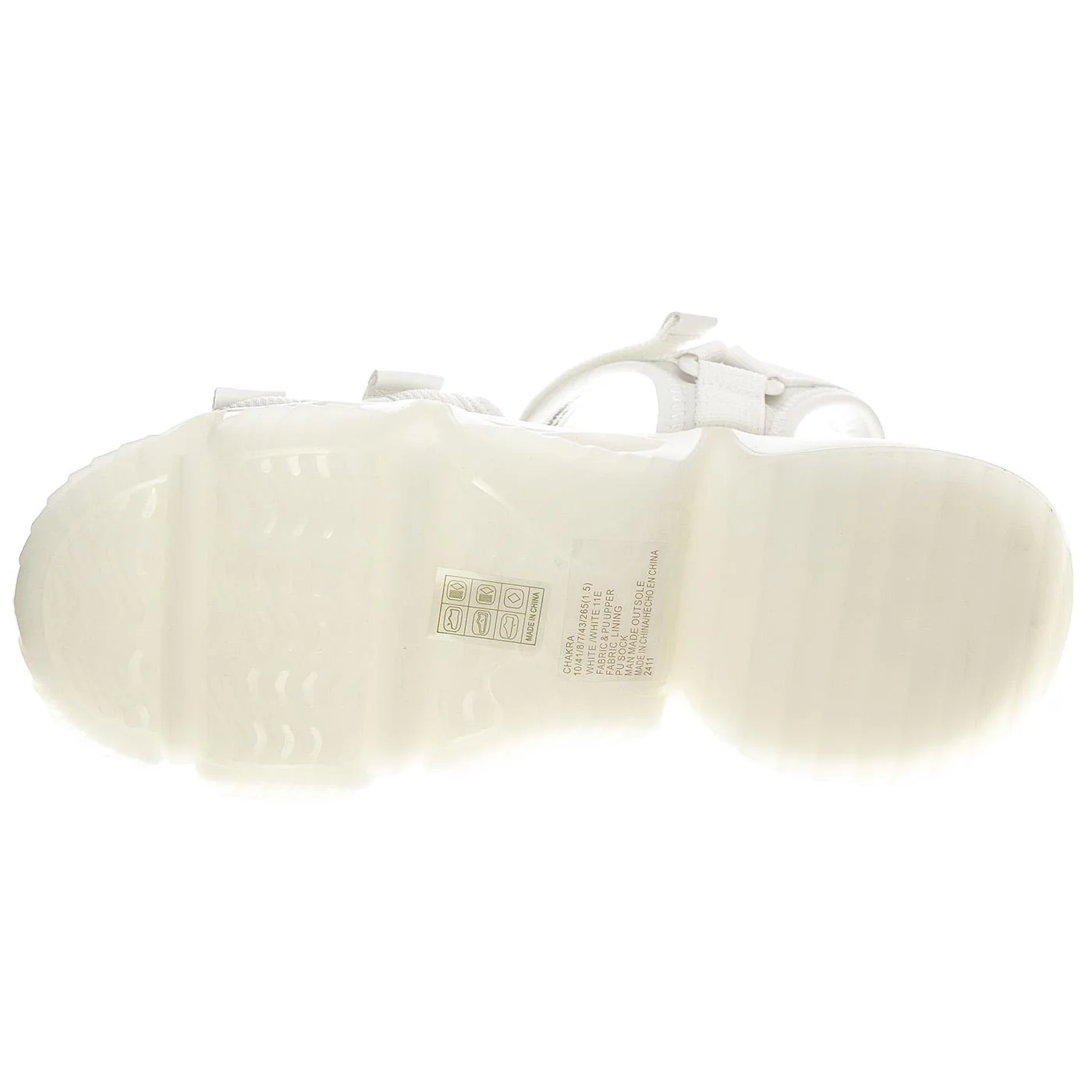 Womens Chakra White / White Sandals - Image 5