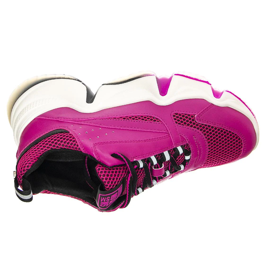 Womens City Soul Fuchsia Lace-Up Low-Profile Shoes - Image 6