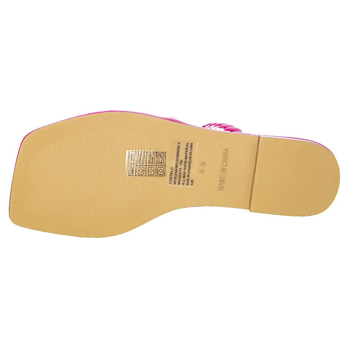 Womens Costelo Magenta Sandals - Image 5