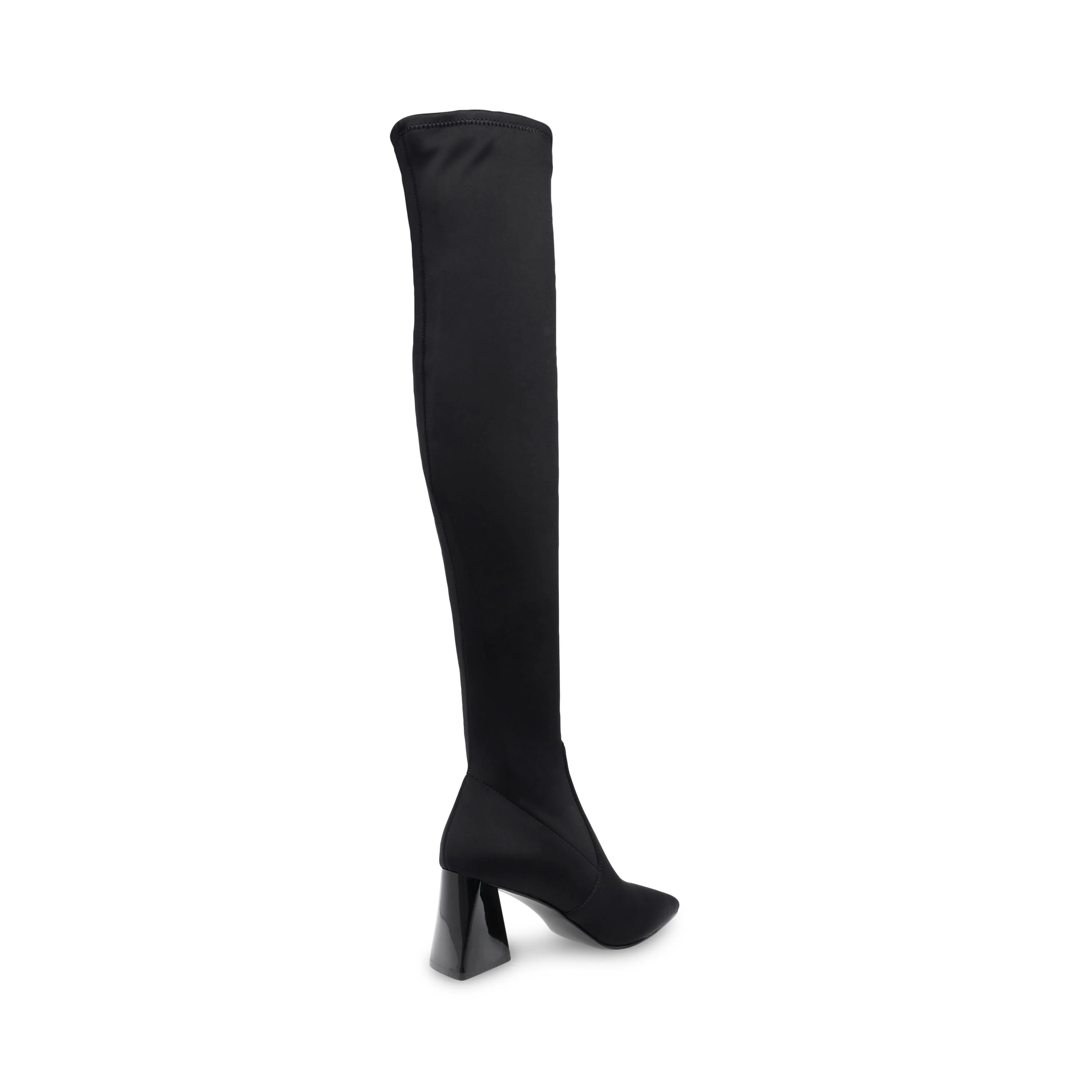 Womens Evermore Black Fabr Black Boots - Image 5