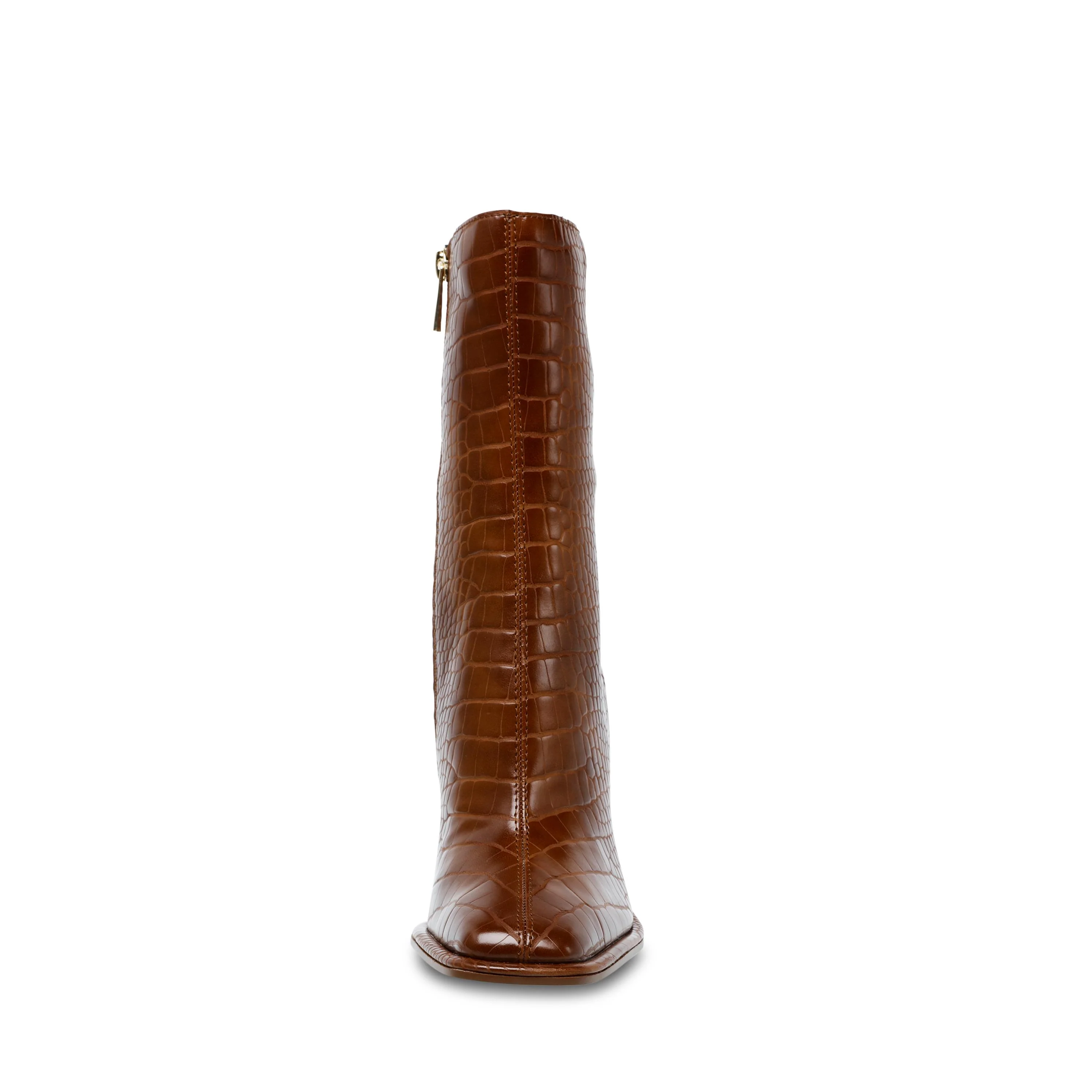 Womens Foremost Brn Croco Ankle Boots - Image 3