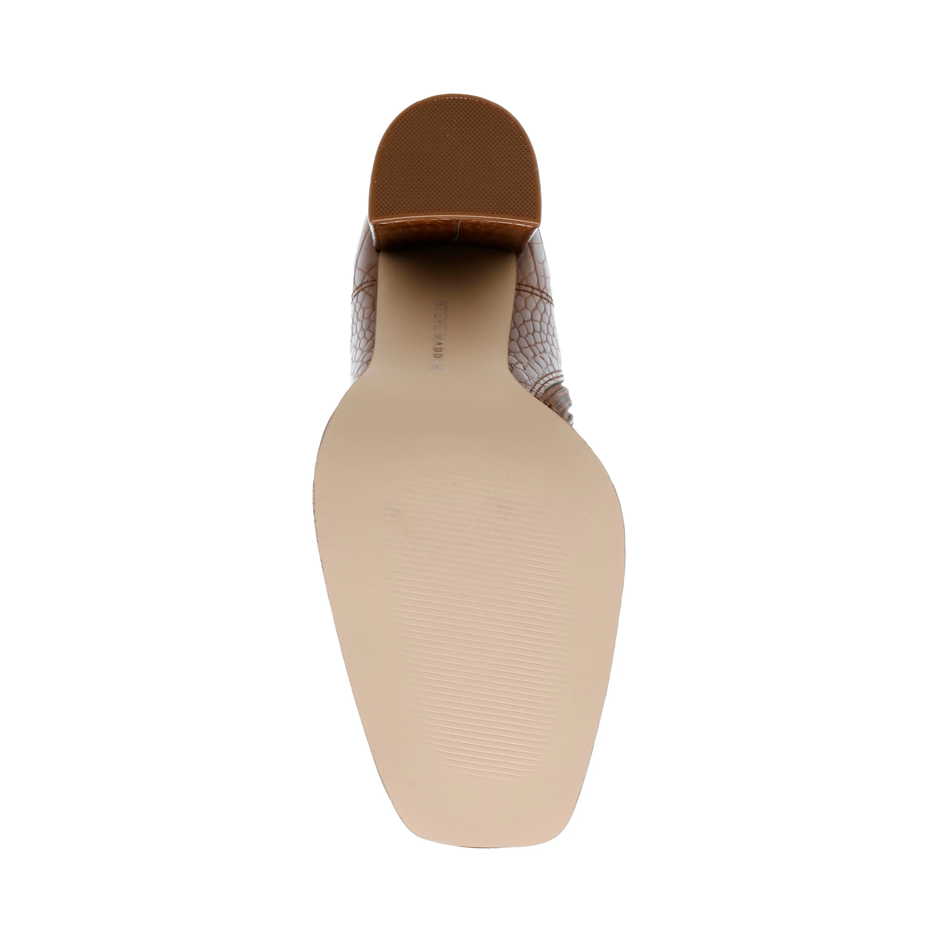 Womens Foremost Brn Croco Ankle Boots - Image 8
