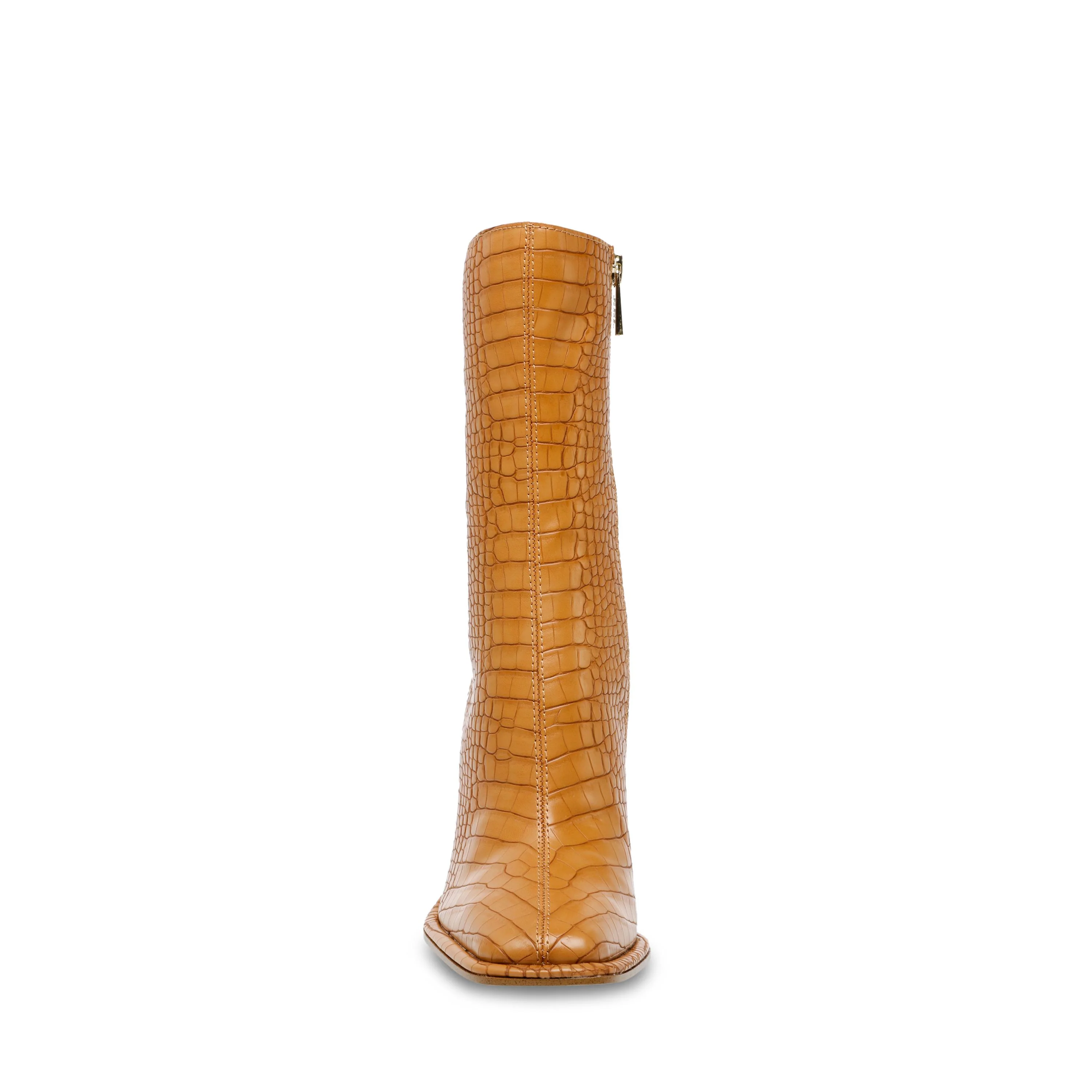 Womens Foremost Tan Croco Ankle Boots - Image 3