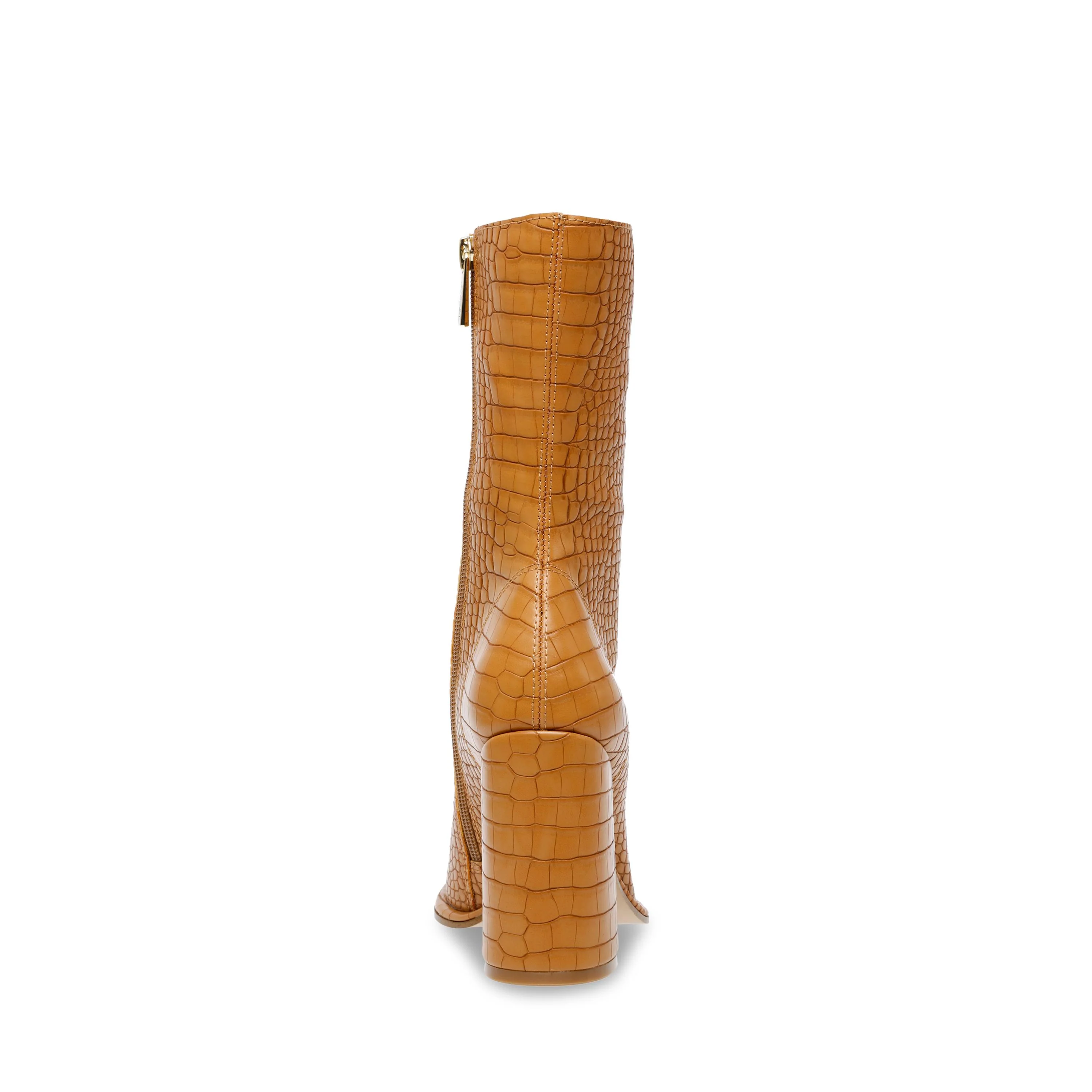Womens Foremost Tan Croco Ankle Boots - Image 5