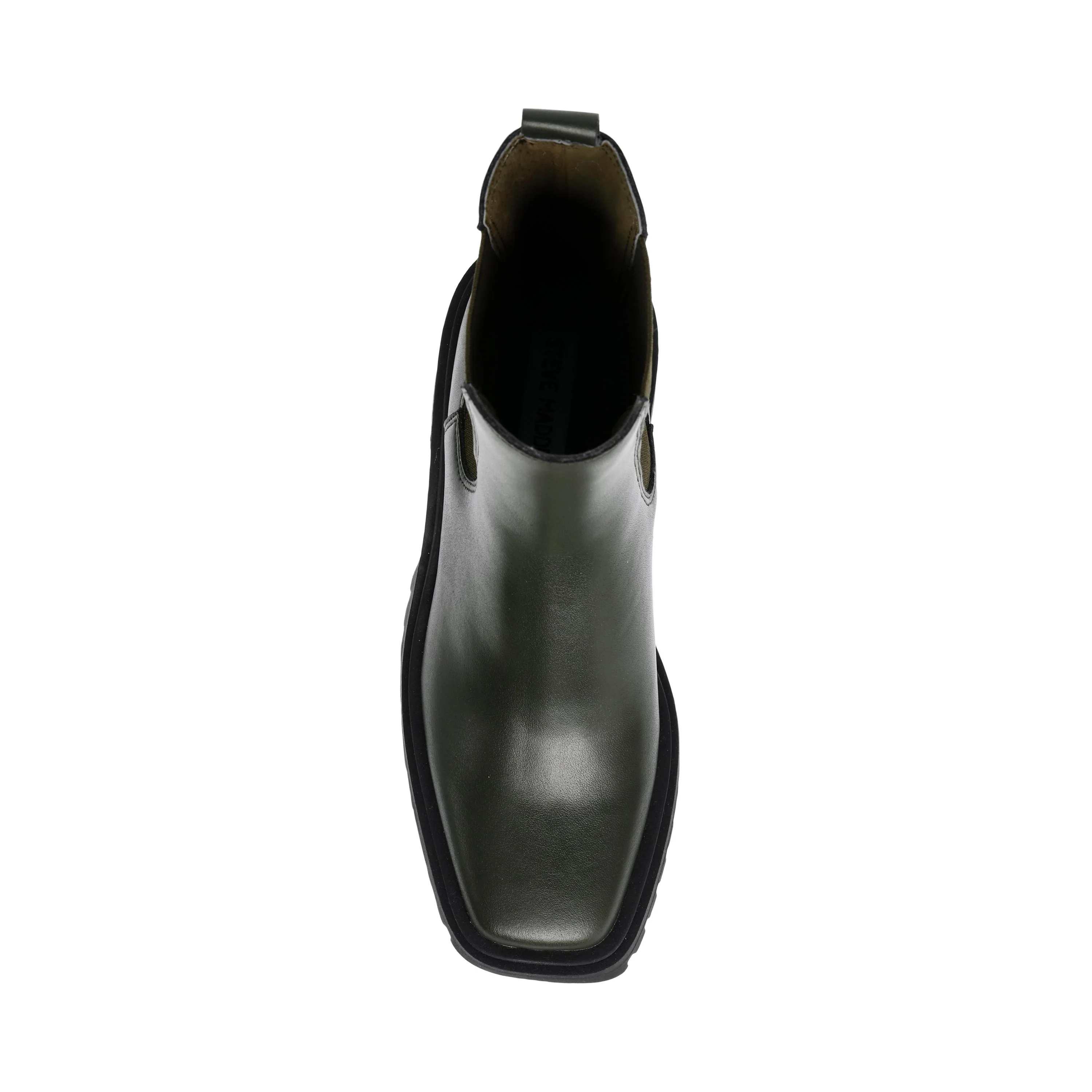 Womens Fynn Olive Leat Ankle Boots - Image 7