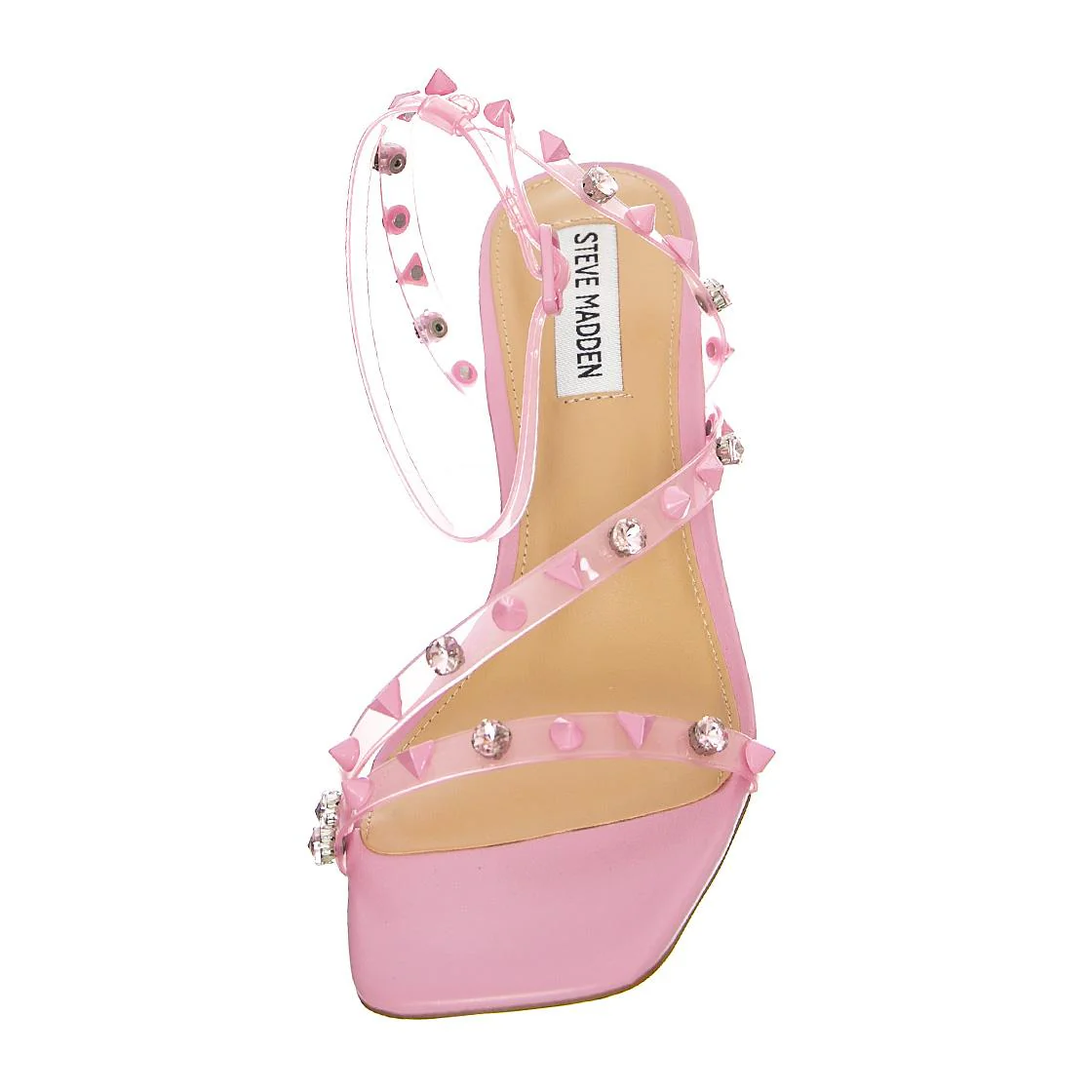 Womens Glitzed Pink Candy Sandals - Image 3