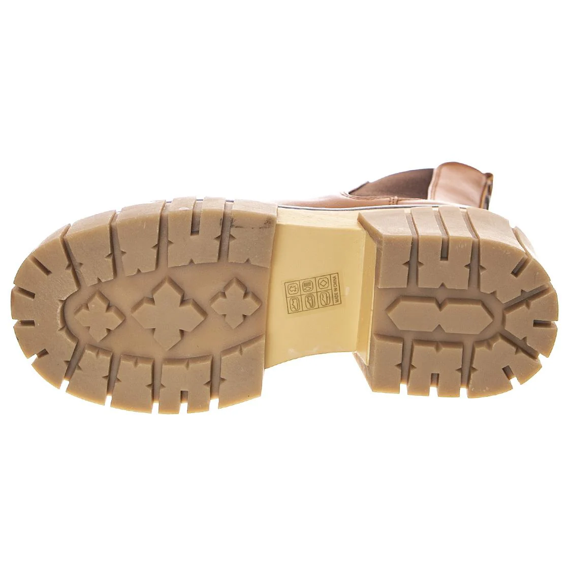 Womens Hailstorm Tan Leather Ankle Boots - Image 5