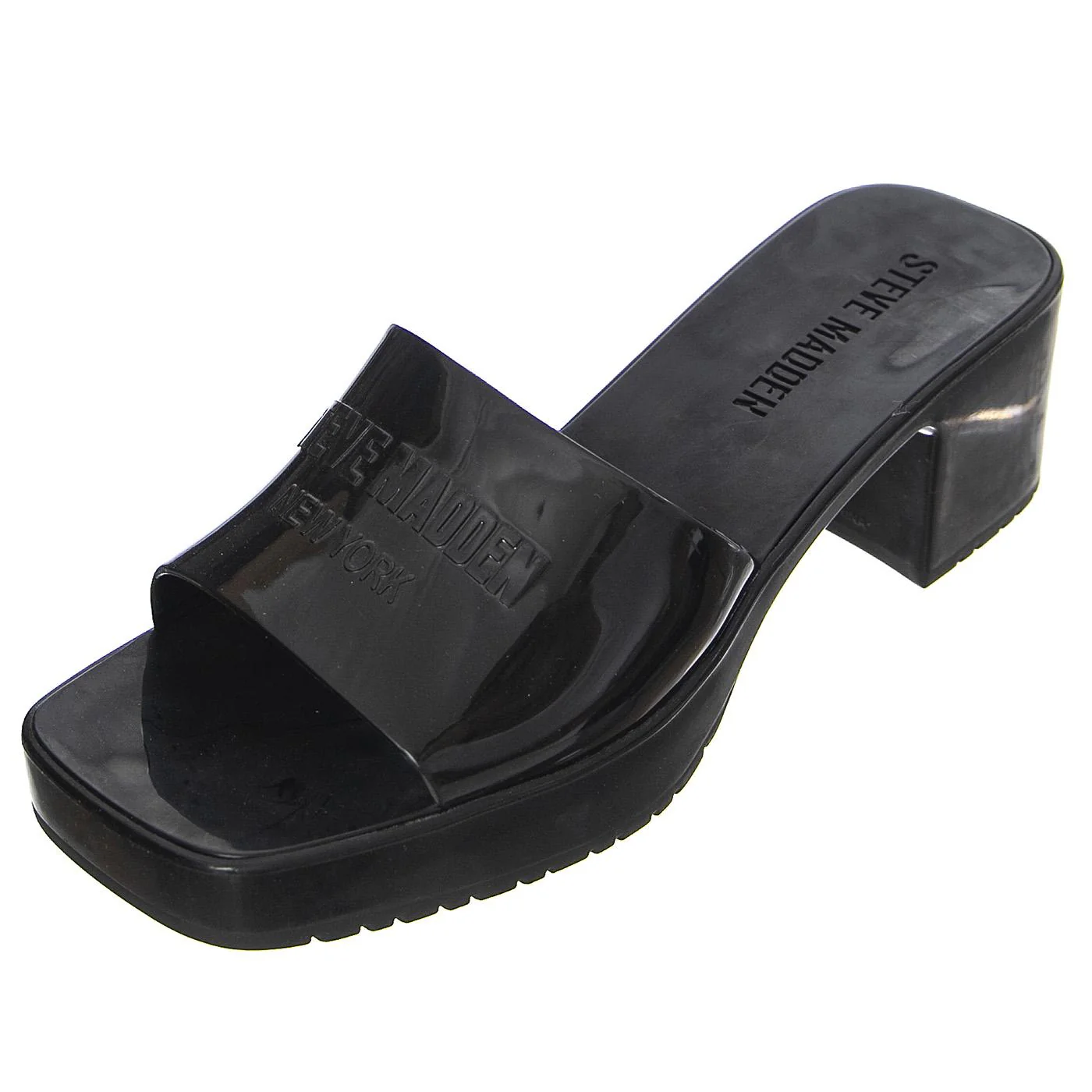 Womens Halston Black Sandals