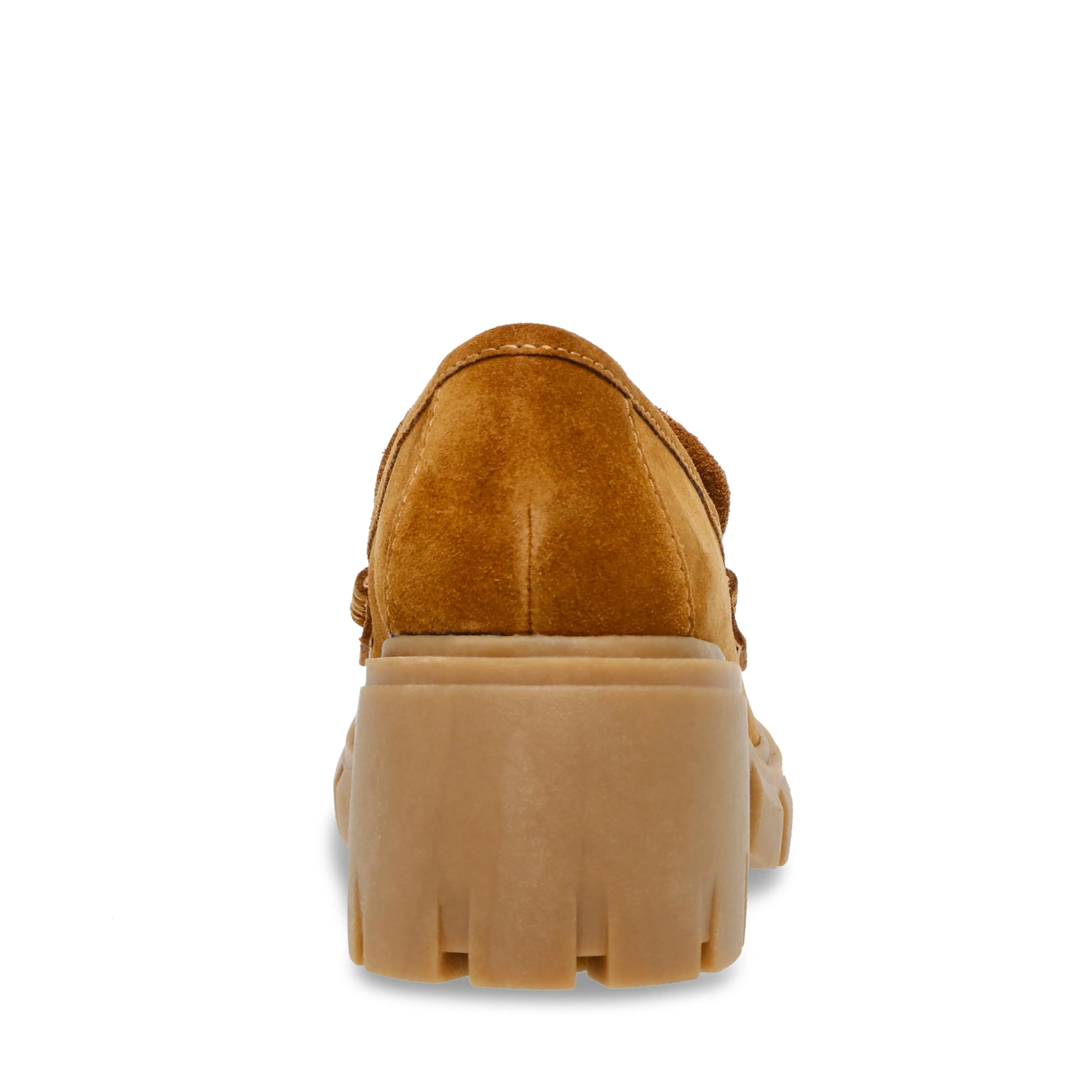 Womens Humphrey Cognac Sue Loafer Shoes - Image 4