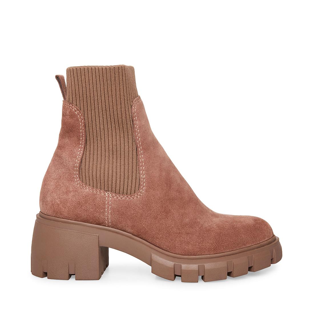 Womens Hutch Taupe Suede Ankle Boots