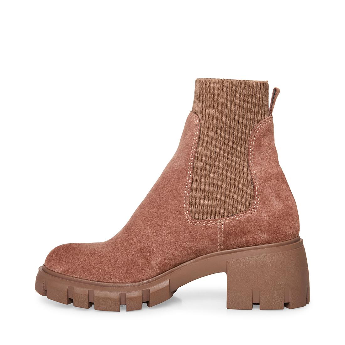 Womens Hutch Taupe Suede Ankle Boots - Image 4