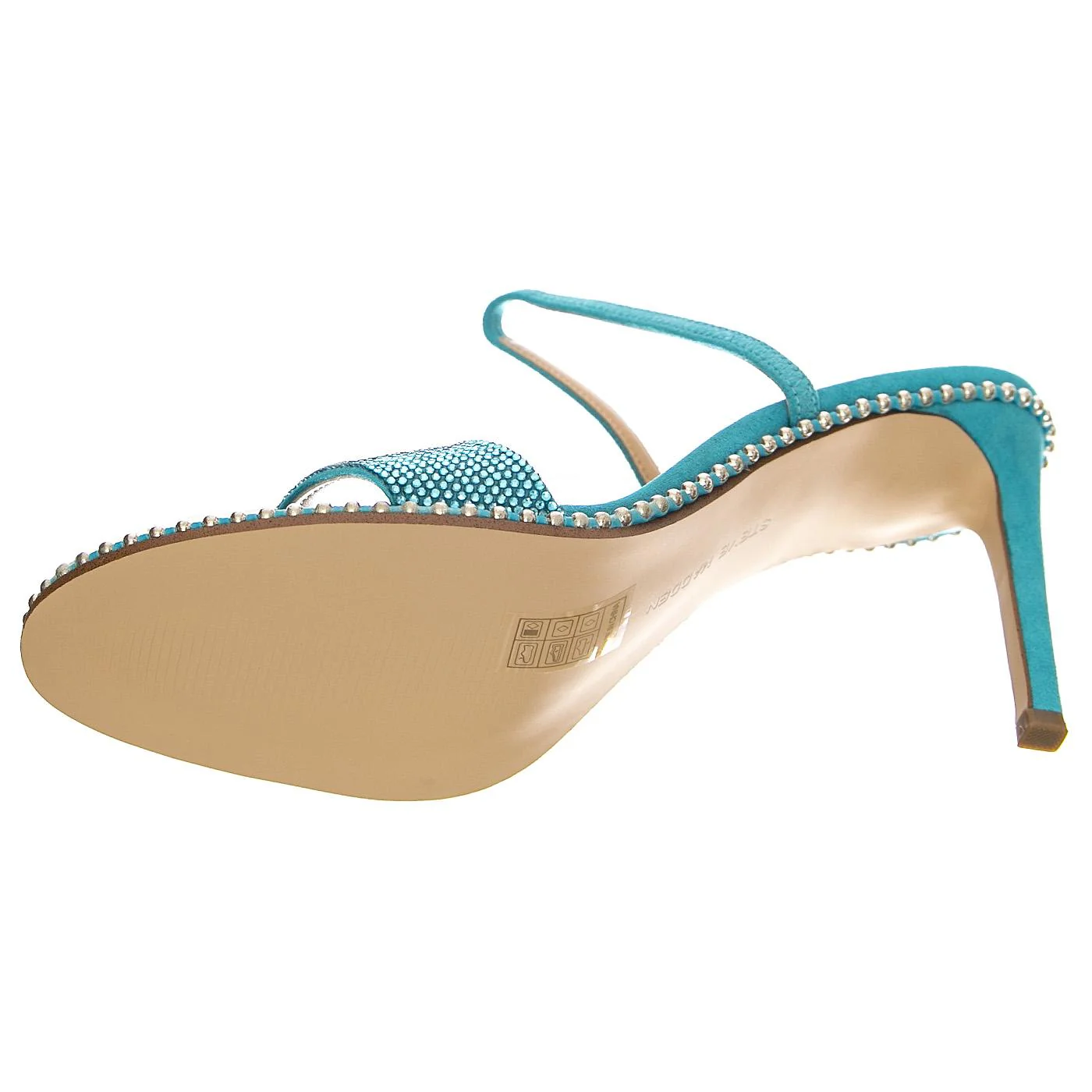 Womens Jannis Aqua Multi Sandals - Image 5
