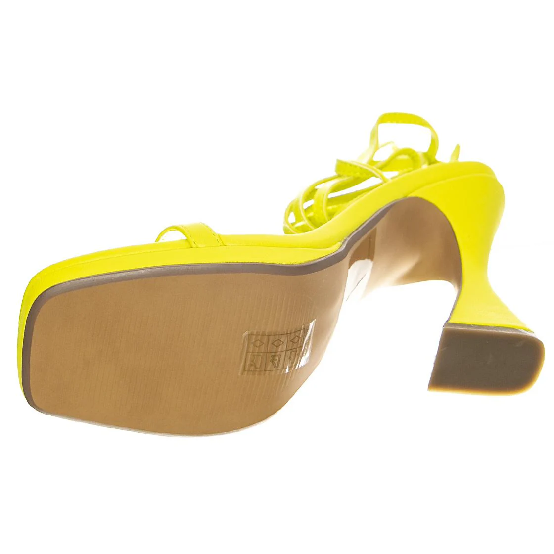 Womens Lafayette Yellow Sandals - Image 5