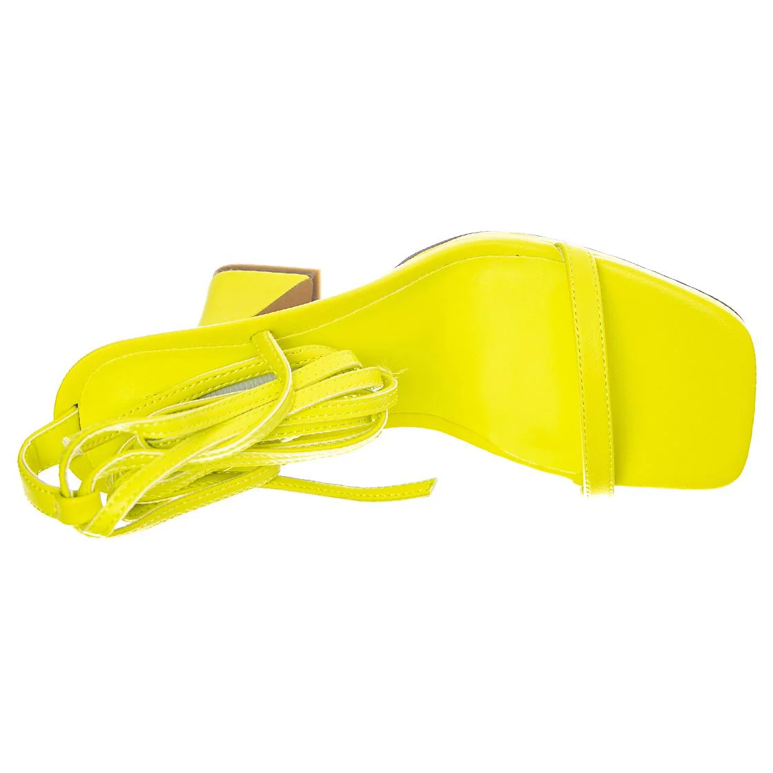 Womens Lafayette Yellow Sandals - Image 6