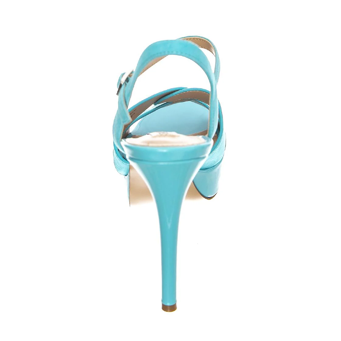 Womens Lavisher Teal Sued Sandals - Image 4