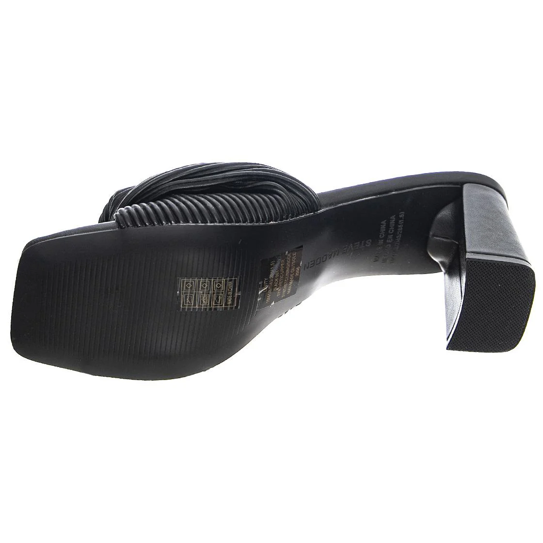 Womens Levity Black Sandals - Image 5