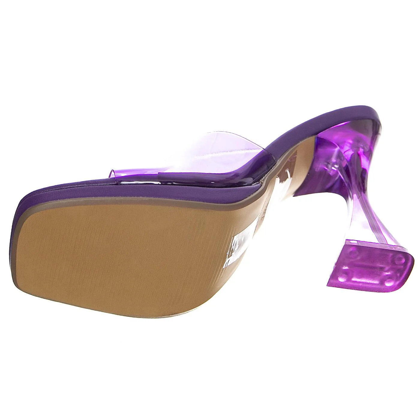 Womens Lipa Purple Sandals - Image 5