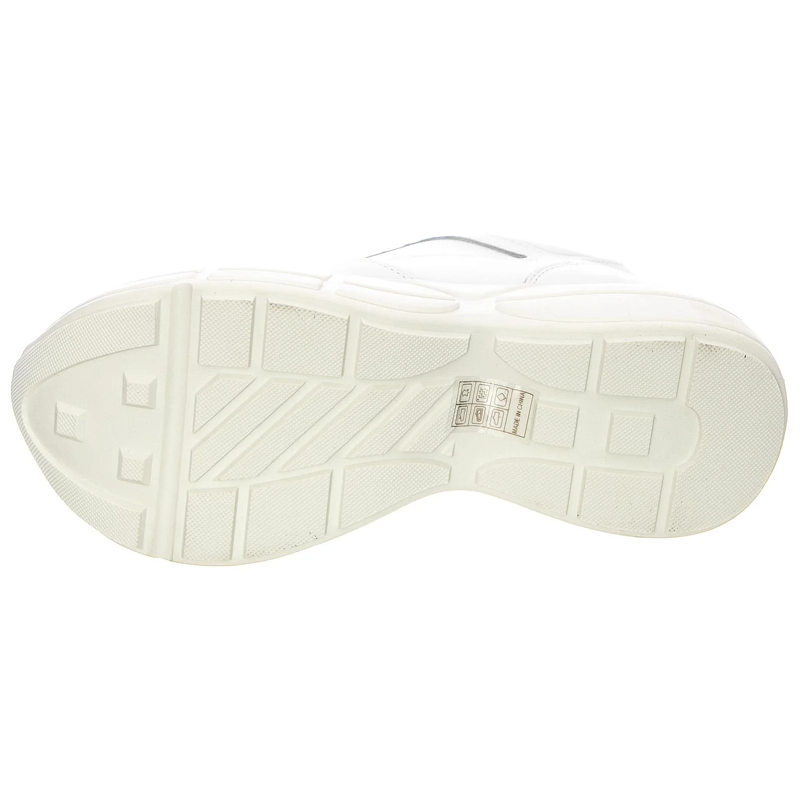 Womens Memory White Leat Shoes - Image 5