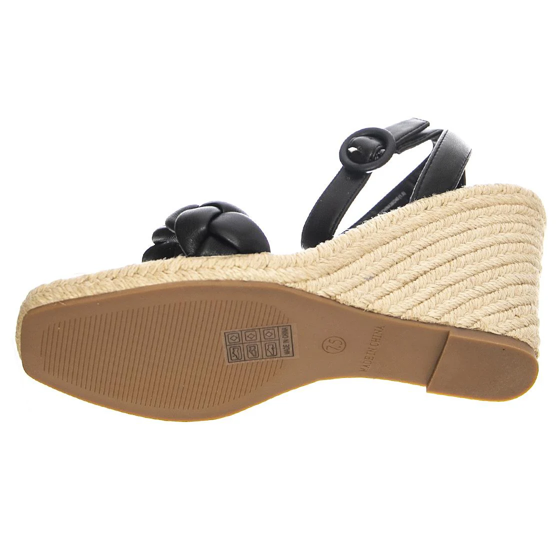 Womens Novah Black Sandals - Image 5