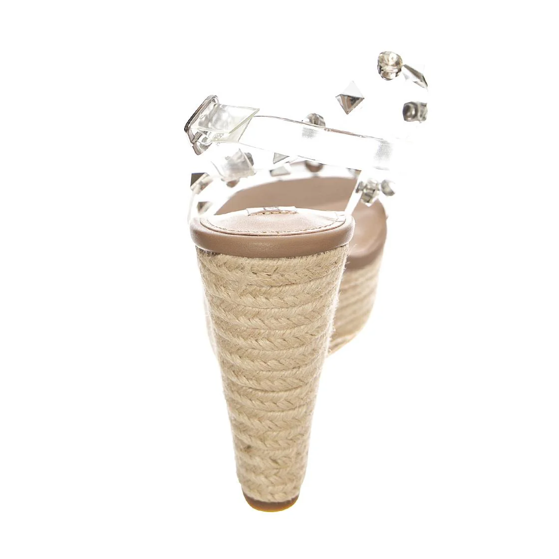 Womens Prime Time Clear Sandals - Image 4