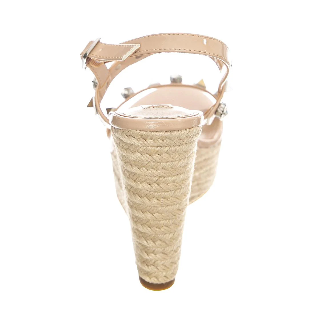 Womens Prime Time Nude Pat Sandals - Image 4