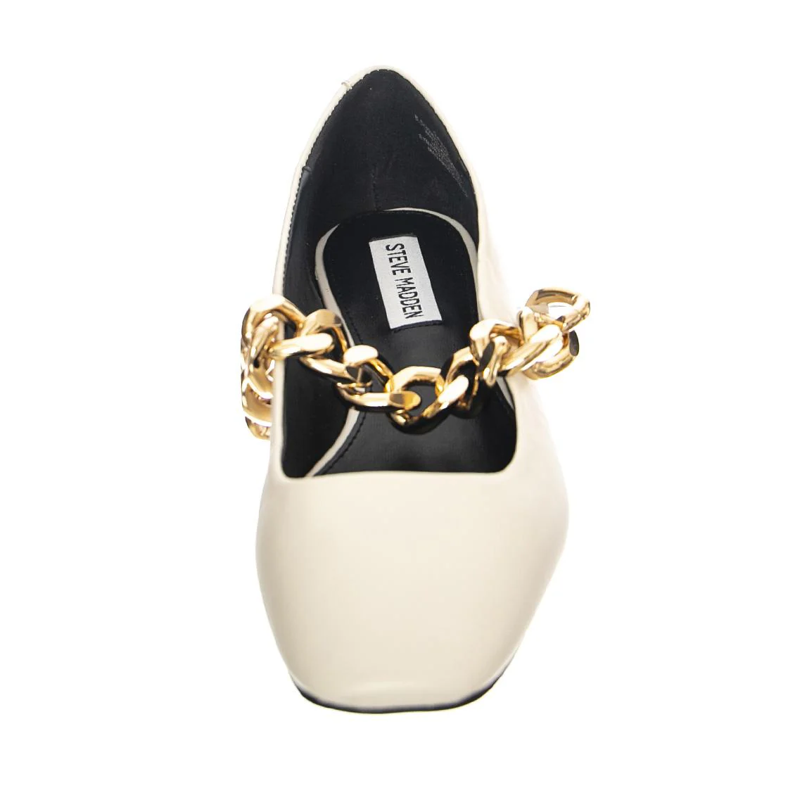 Womens Queenie White Lea Shoes - Image 3