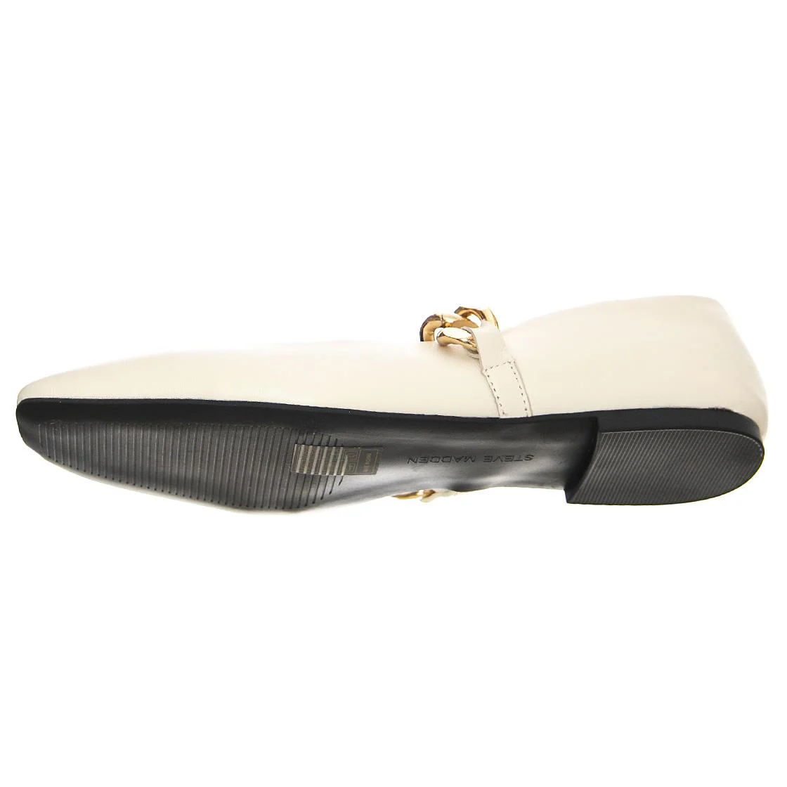 Womens Queenie White Lea Shoes - Image 5