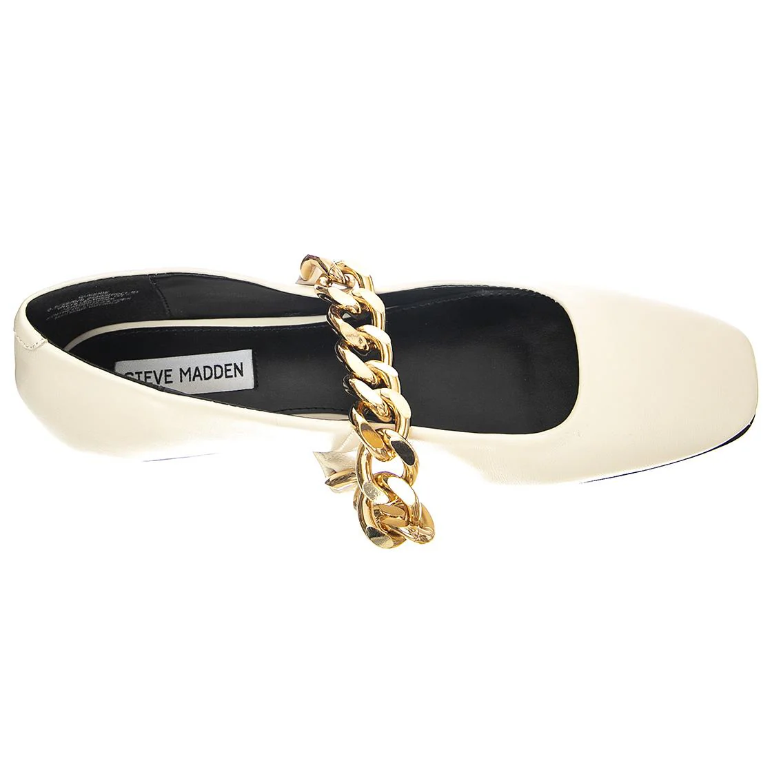 Womens Queenie White Lea Shoes - Image 6