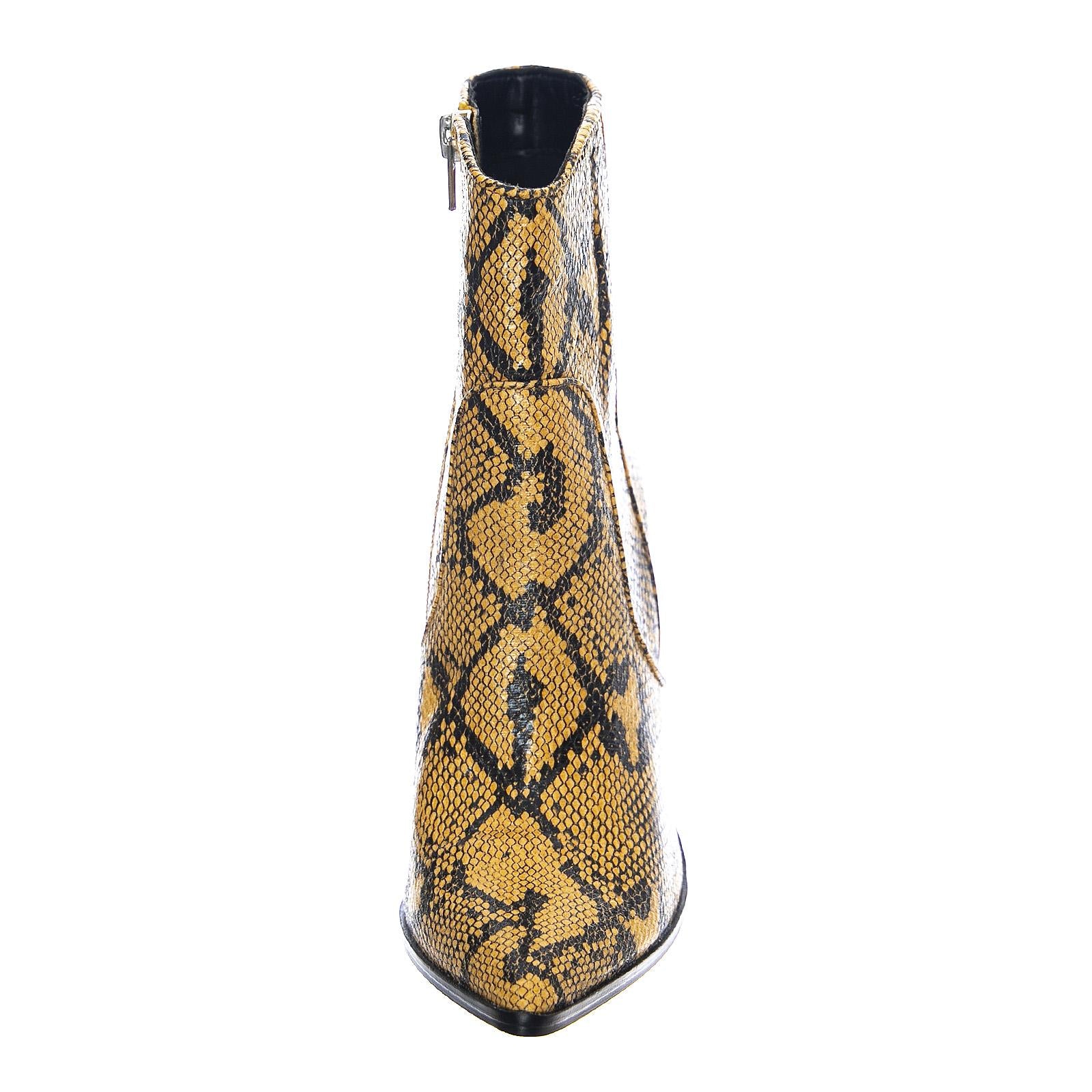 Womens Rarely Yellow / Multi Ankle Boots - Image 3