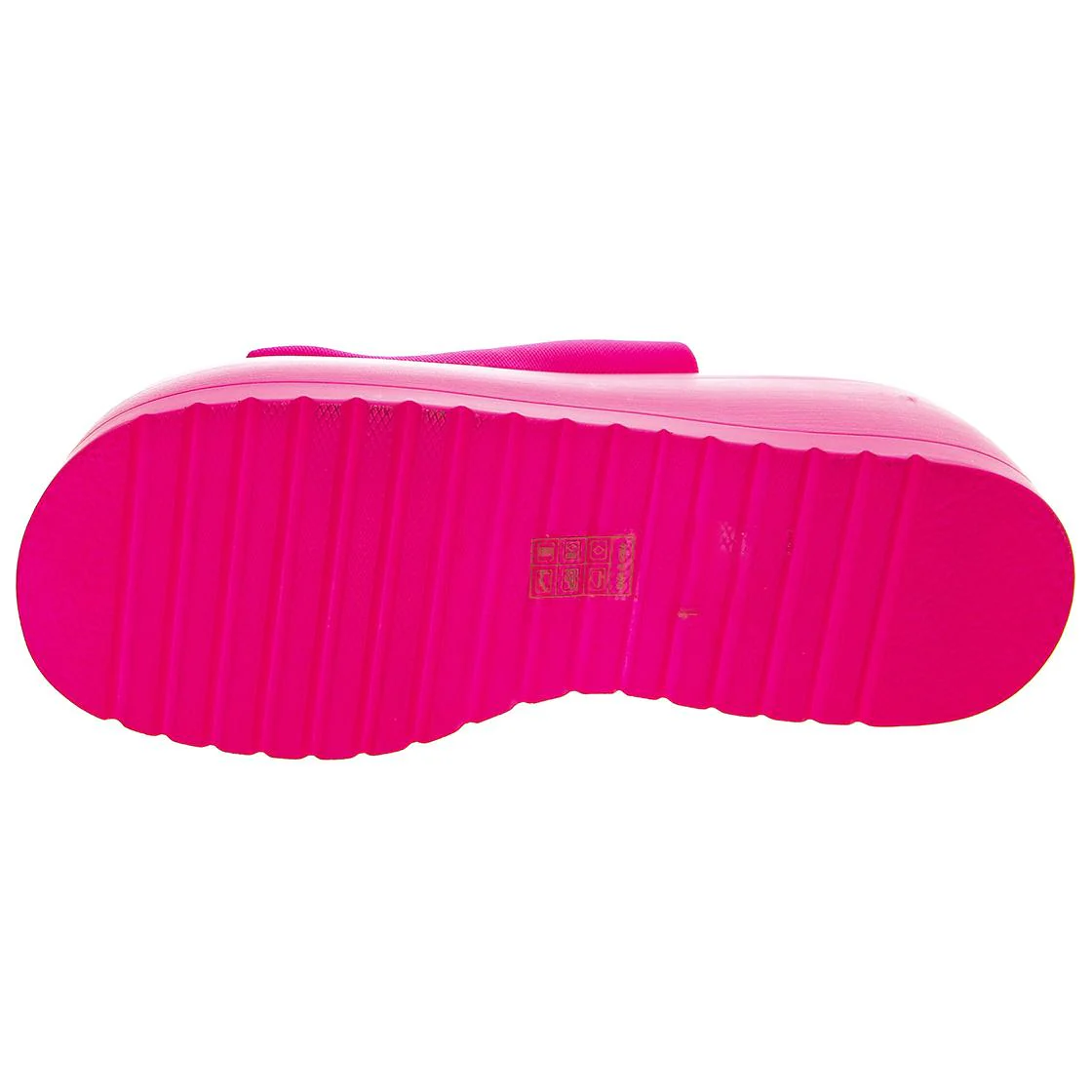 Womens Scrunchy Pink Sandals - Image 5