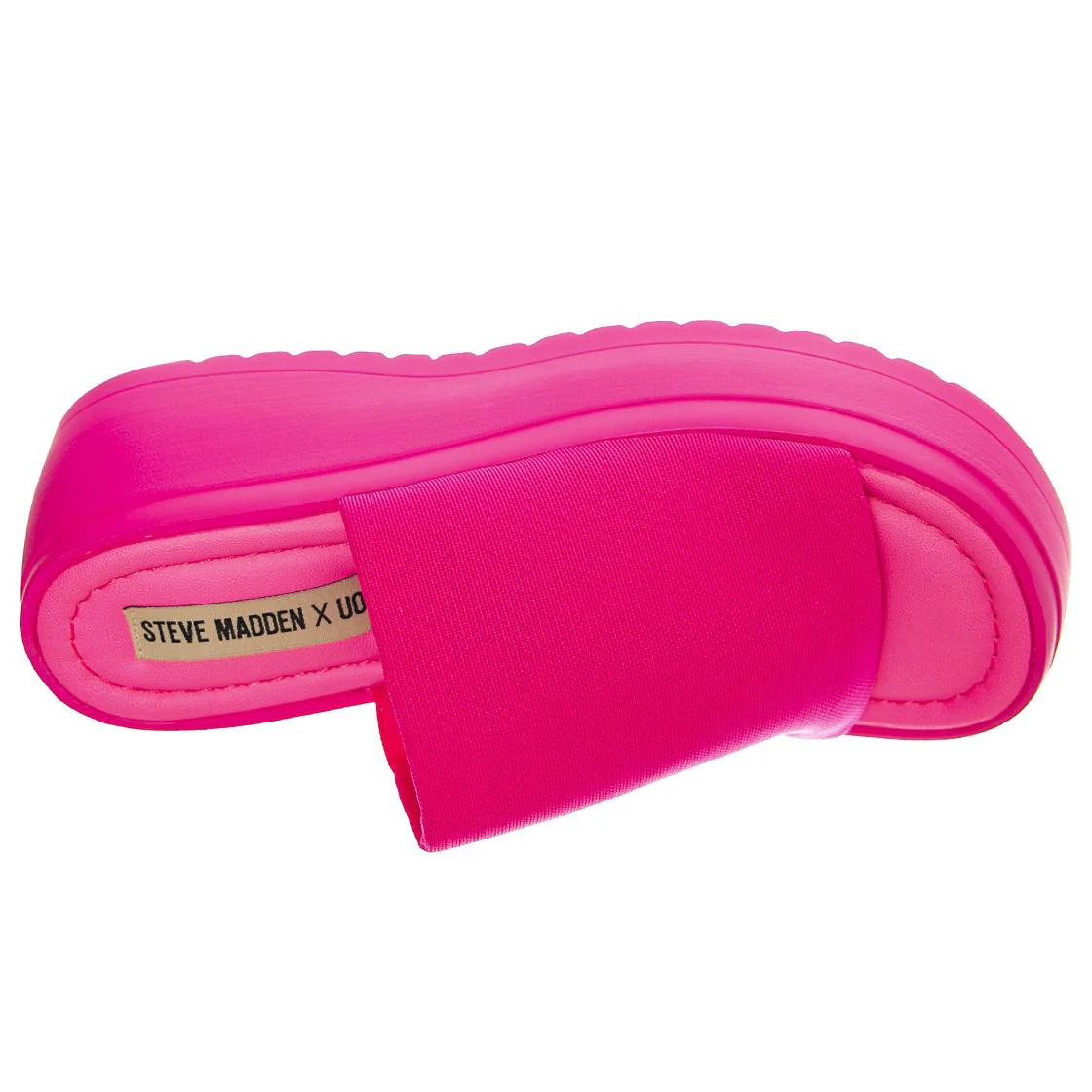Womens Scrunchy Pink Sandals - Image 6