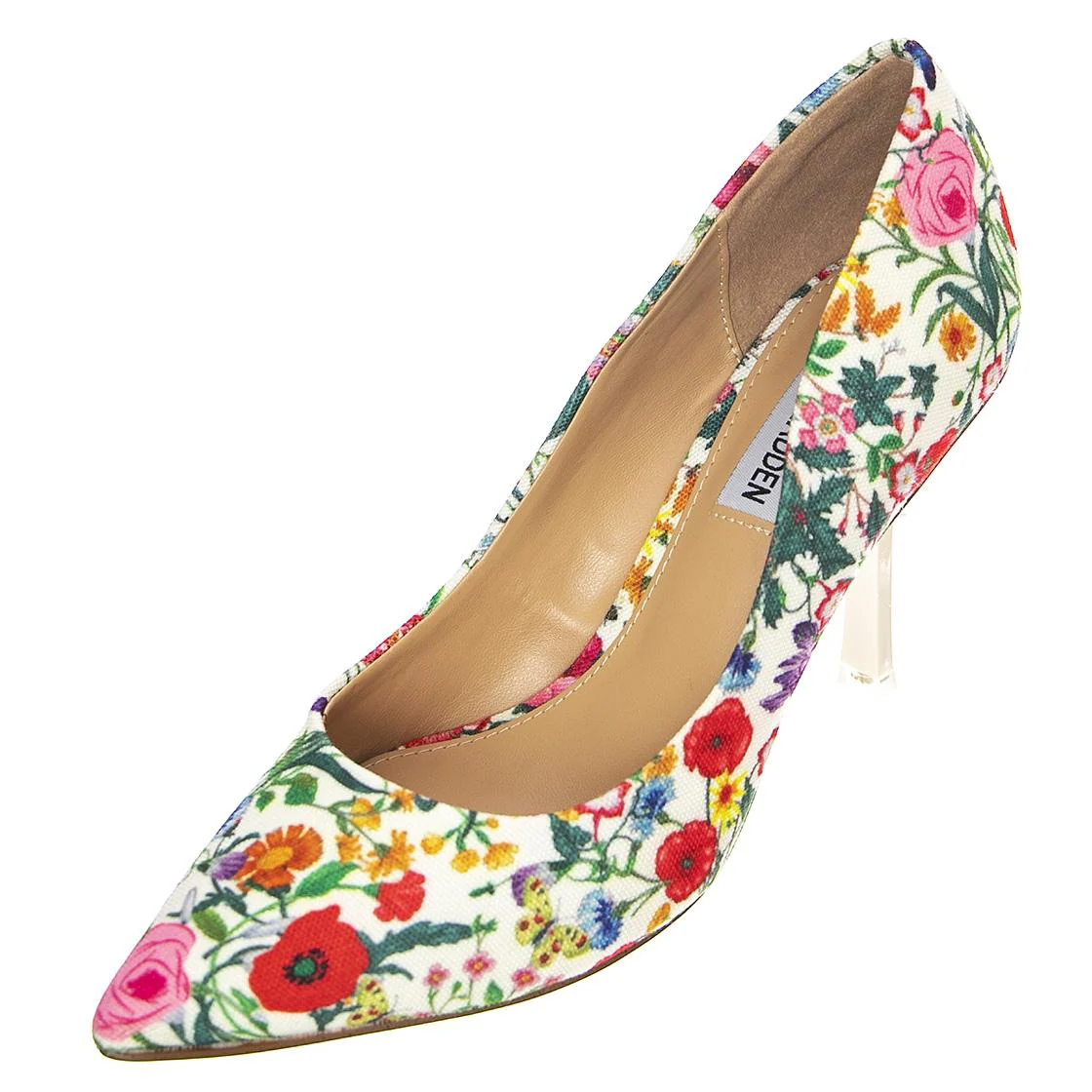 Womens Stanze White Flor Multicoloured Pumps