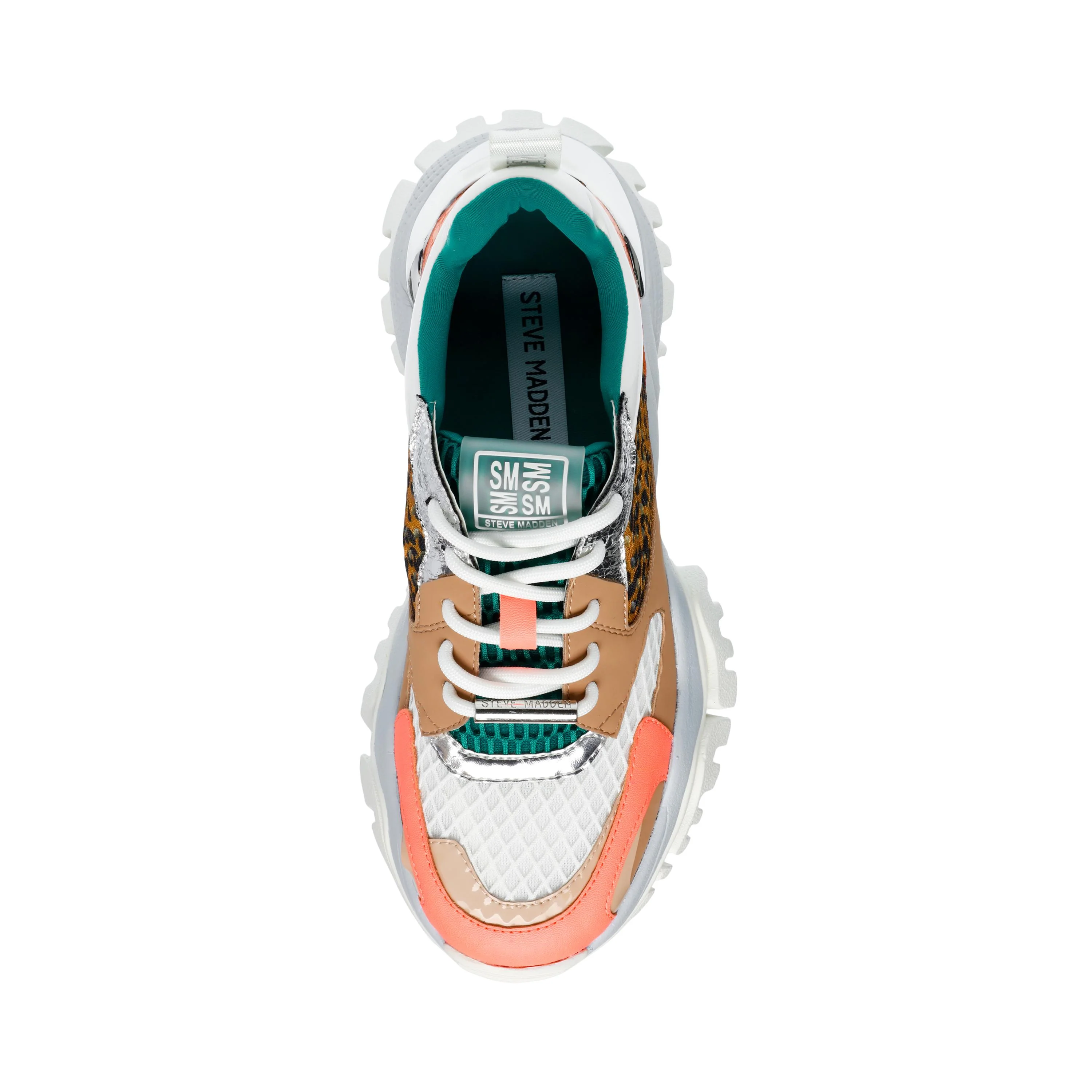 Womens Trilling Coral / Multi Lace-Up Low-Profile Shoes - Image 6