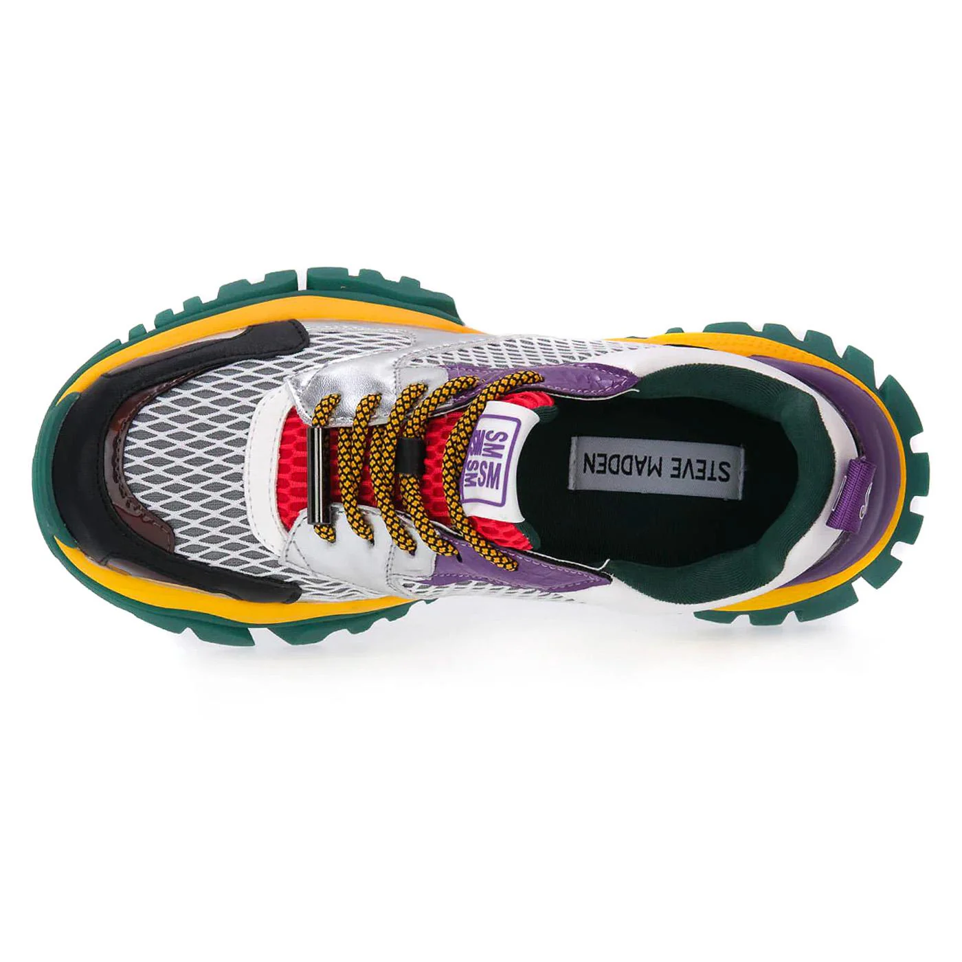 Womens Trilling Sil / Grn Lace-Up Low-Profile Shoes - Image 4