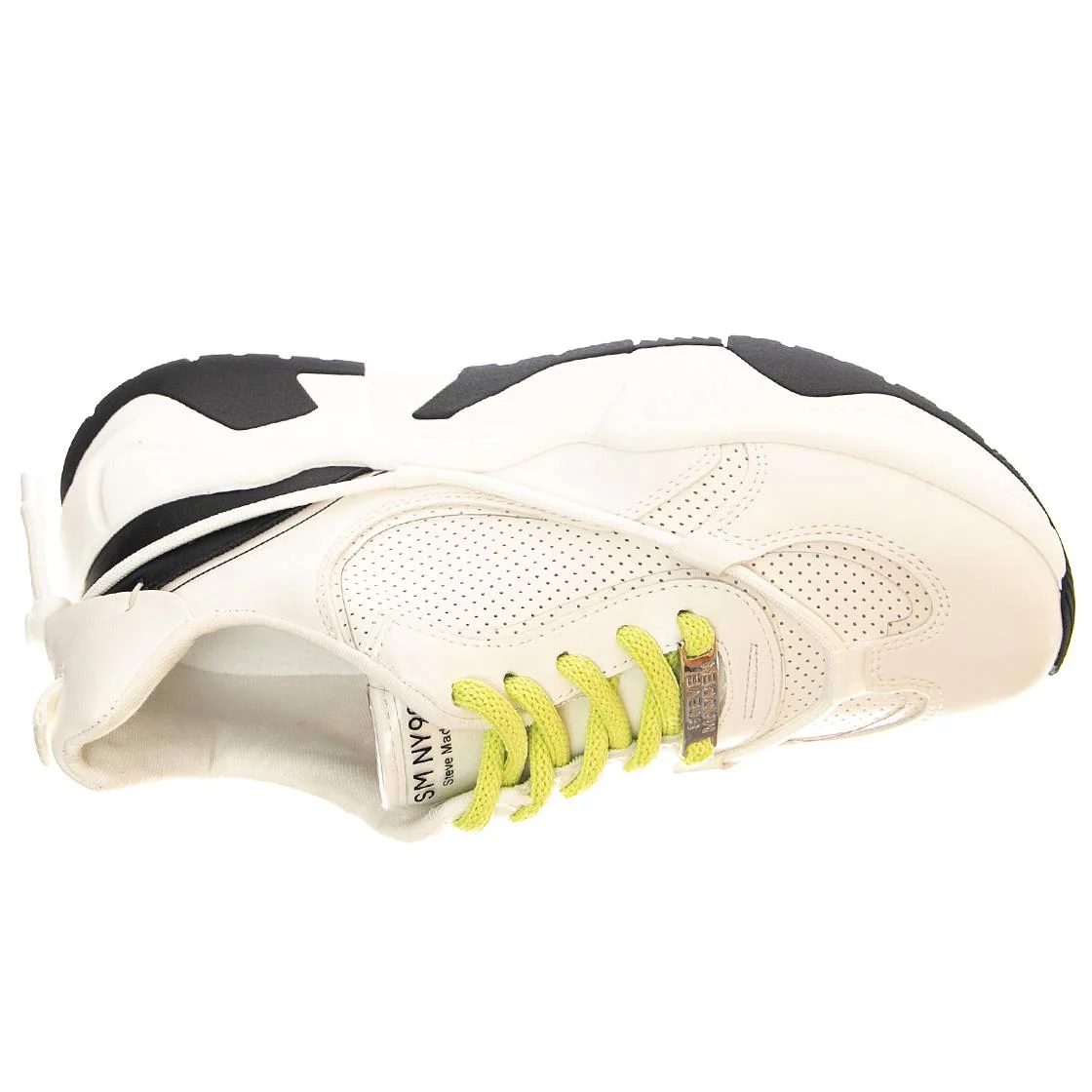 Womens Ultra Jam White Lace-Up Low-Profile Shoes - Image 6