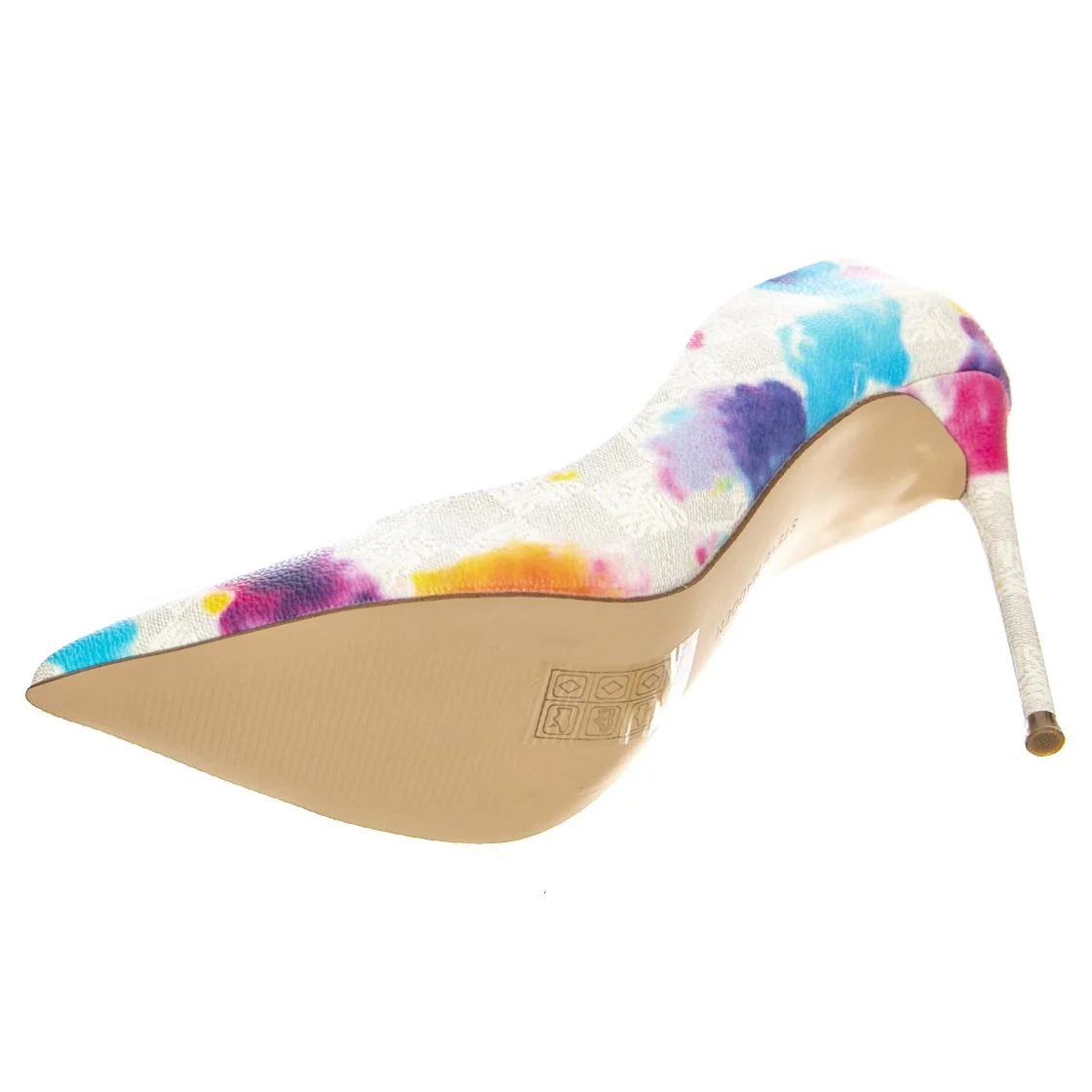 Womens Vala Tie Dye Multicoloured Pumps - Image 5